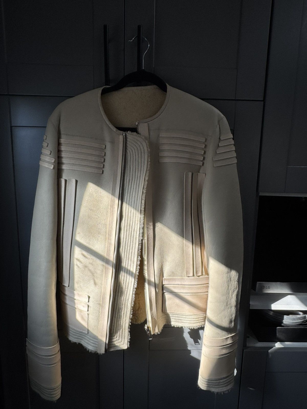 Rick Owens Rick Owens shearling lamb leather jacket Size US XS / EU 42 / 0 - 1 Thumbnail