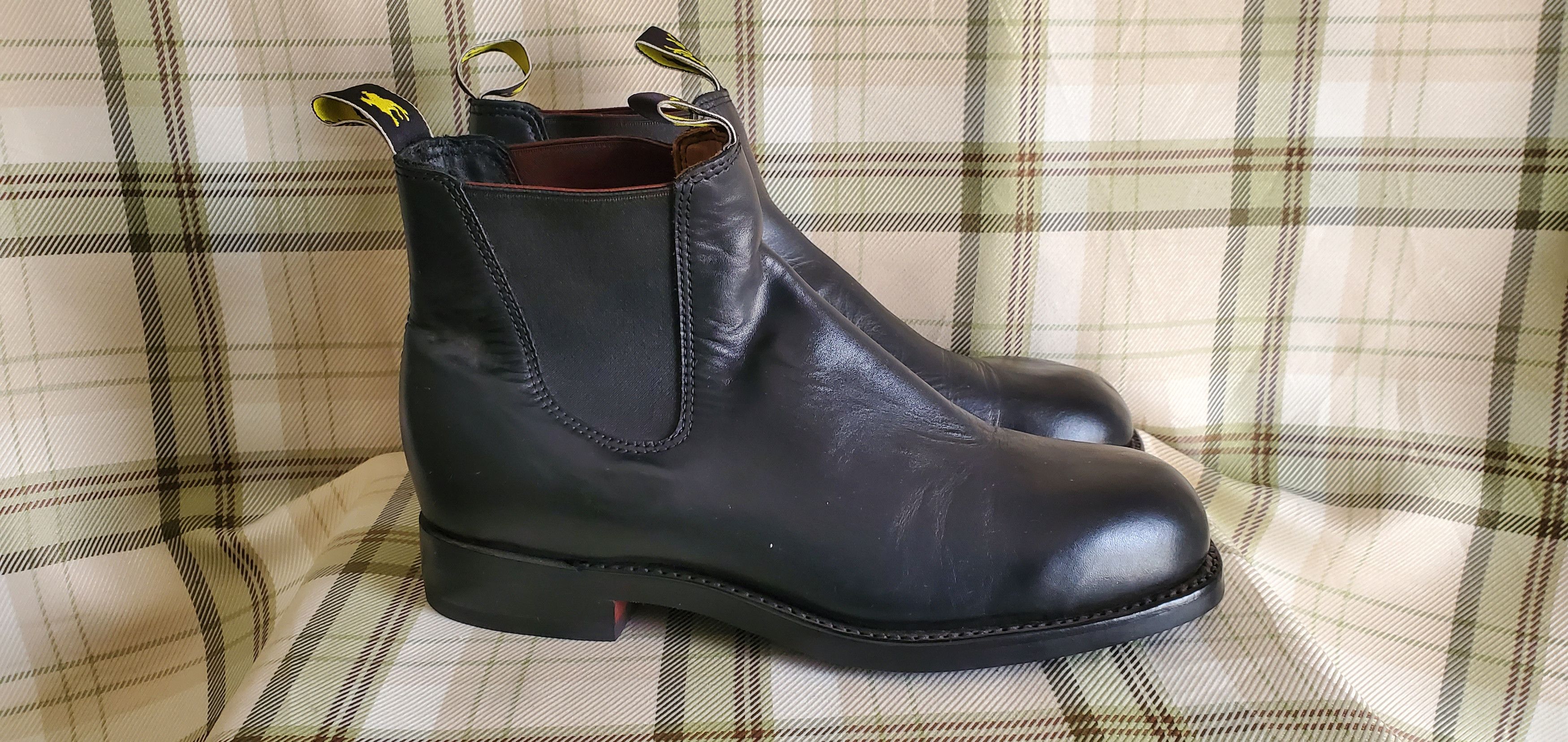 Other Thomas Cook Black Leather Ankle Boots Size US 9.5 / EU 42-43 - 3 Thumbnail