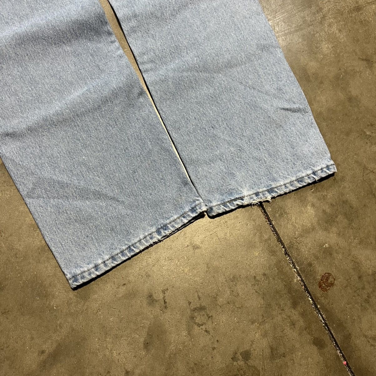 Vintage × Wrangler Vintage Wrangler Riggs Carpenter Workwear Jeans Baggy Faded Size US 36 / EU 52 - 3 Thumbnail