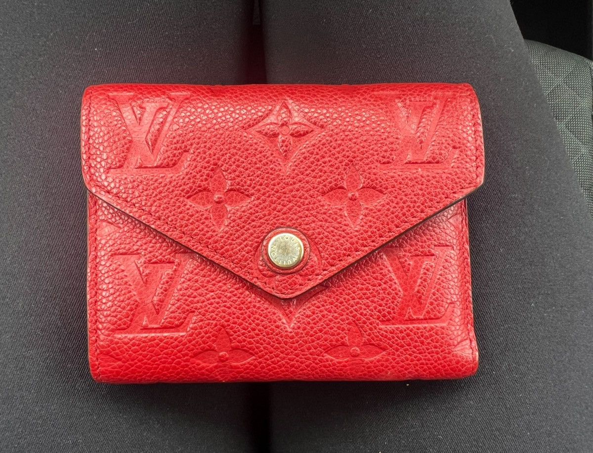 Louis Vuitton Empreinte Victorine Wallet Cherry