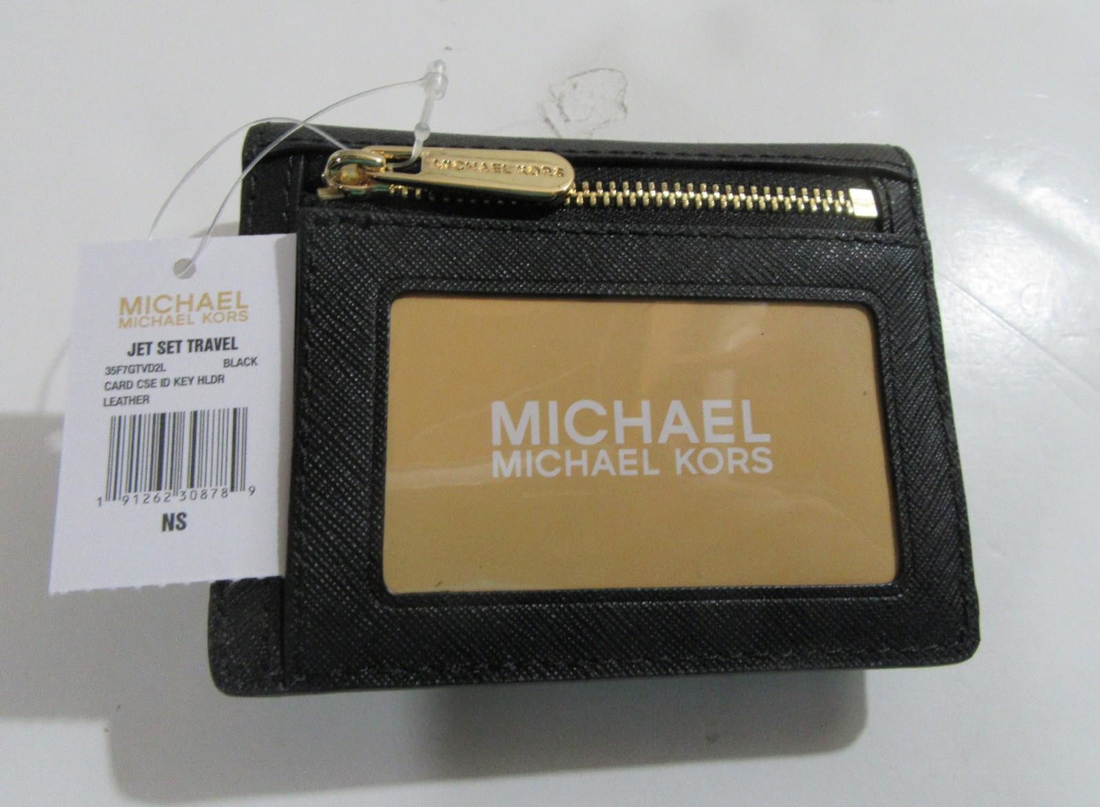 Michael Kors Michael Kors Jet Set Travel Leather Card Case ID Key Holder Size ONE SIZE - 2 Thumbnail