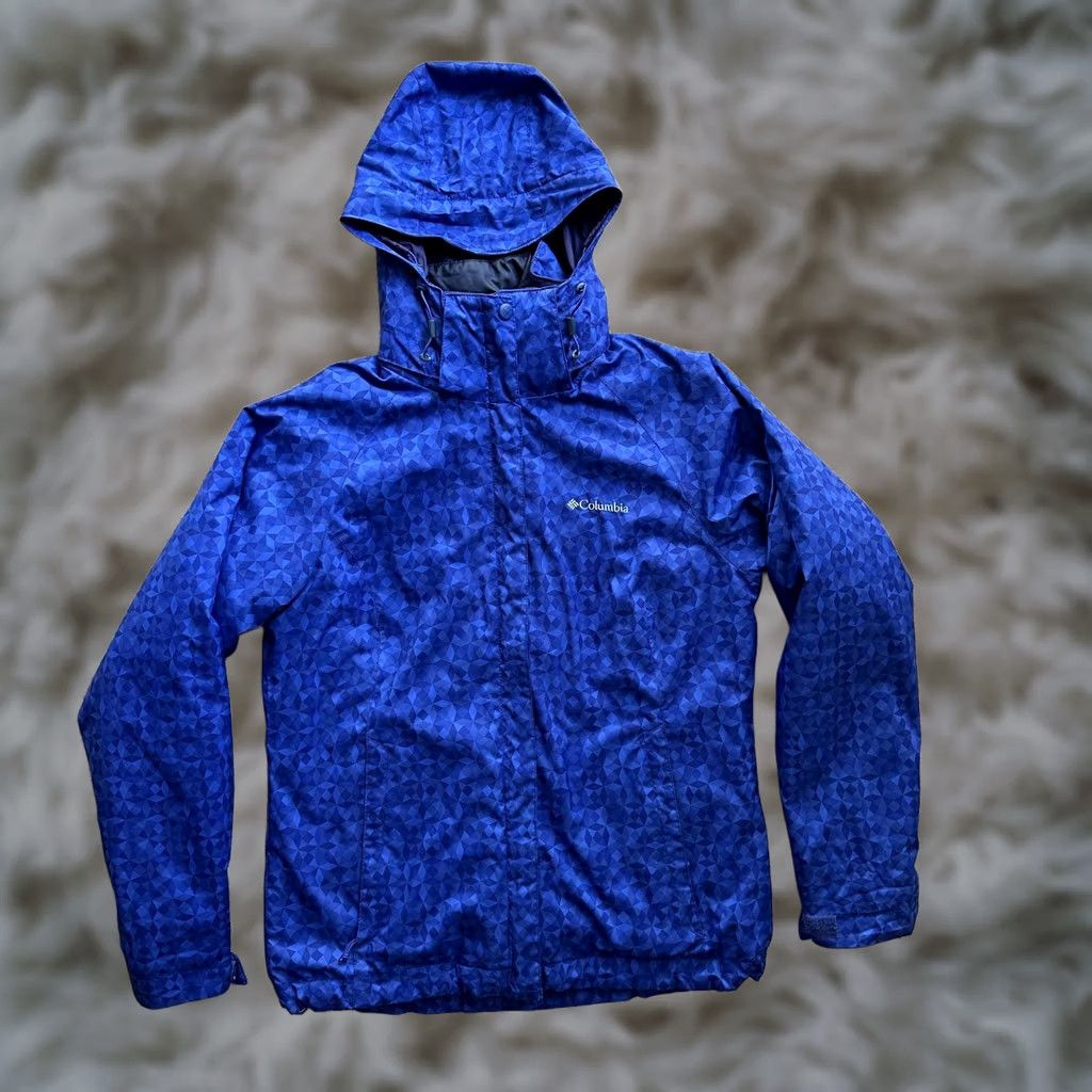 Vintage Columbia Jacket Womens Small Interchange Blue Lined Full Zip Pockets Winter Jacket Size S / US 4 / IT 40 - 1 Thumbnail