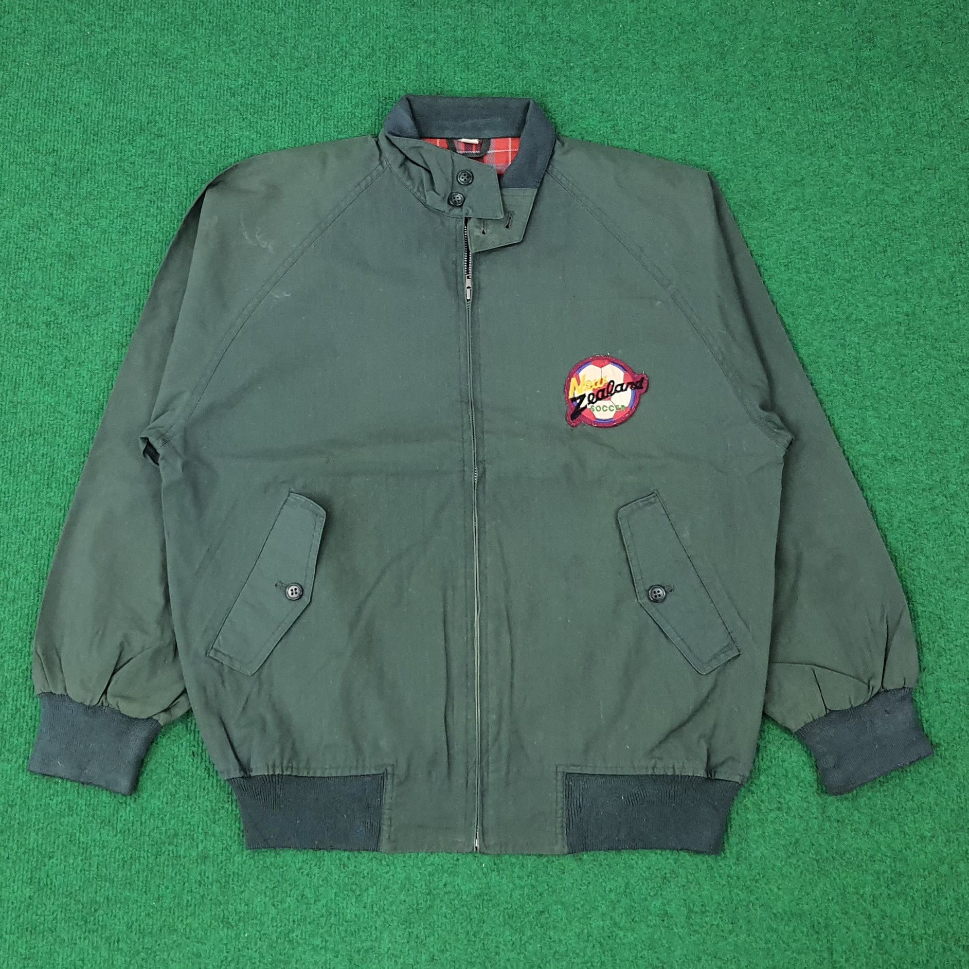 Vintage Vintage New Zealand Soccer Bomber Jacket C221N11 Size US M / EU 48-50 / 2 - 1 Thumbnail