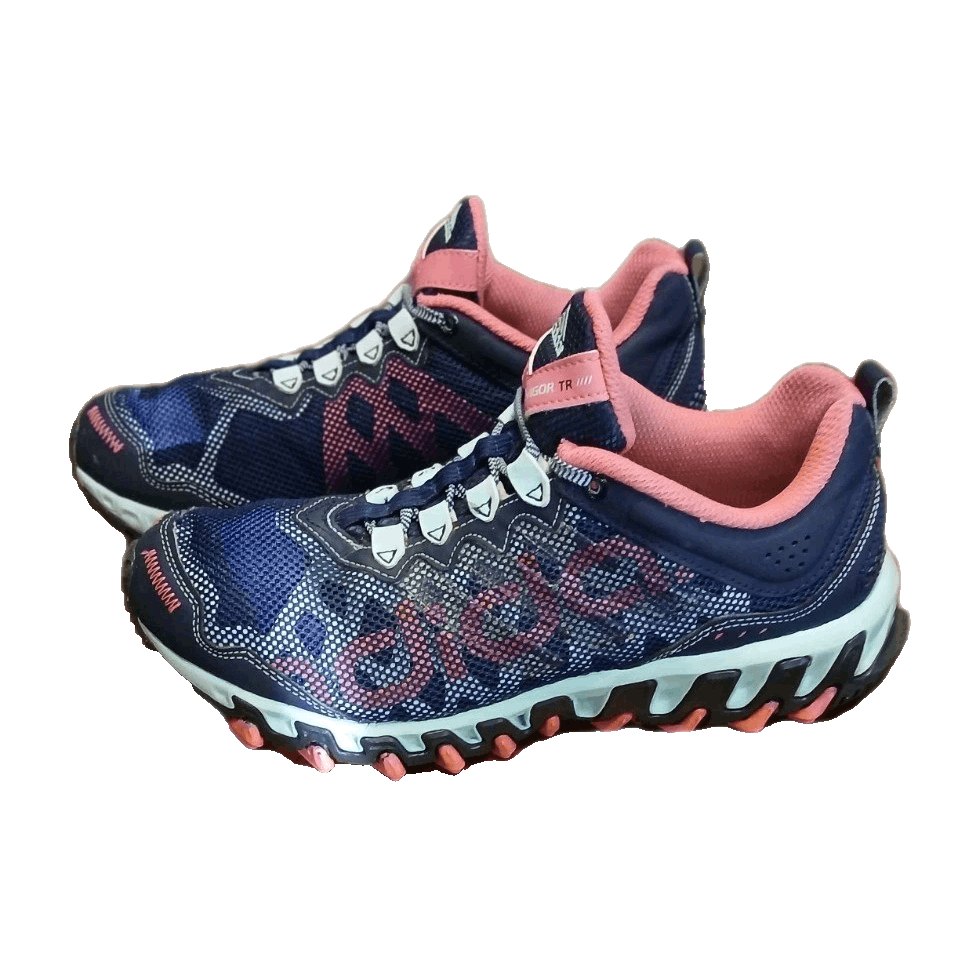 Adidas Vigor 4 Tr WomenS Size 7 Blue Pink Trail Running Sn Shoes, Women's