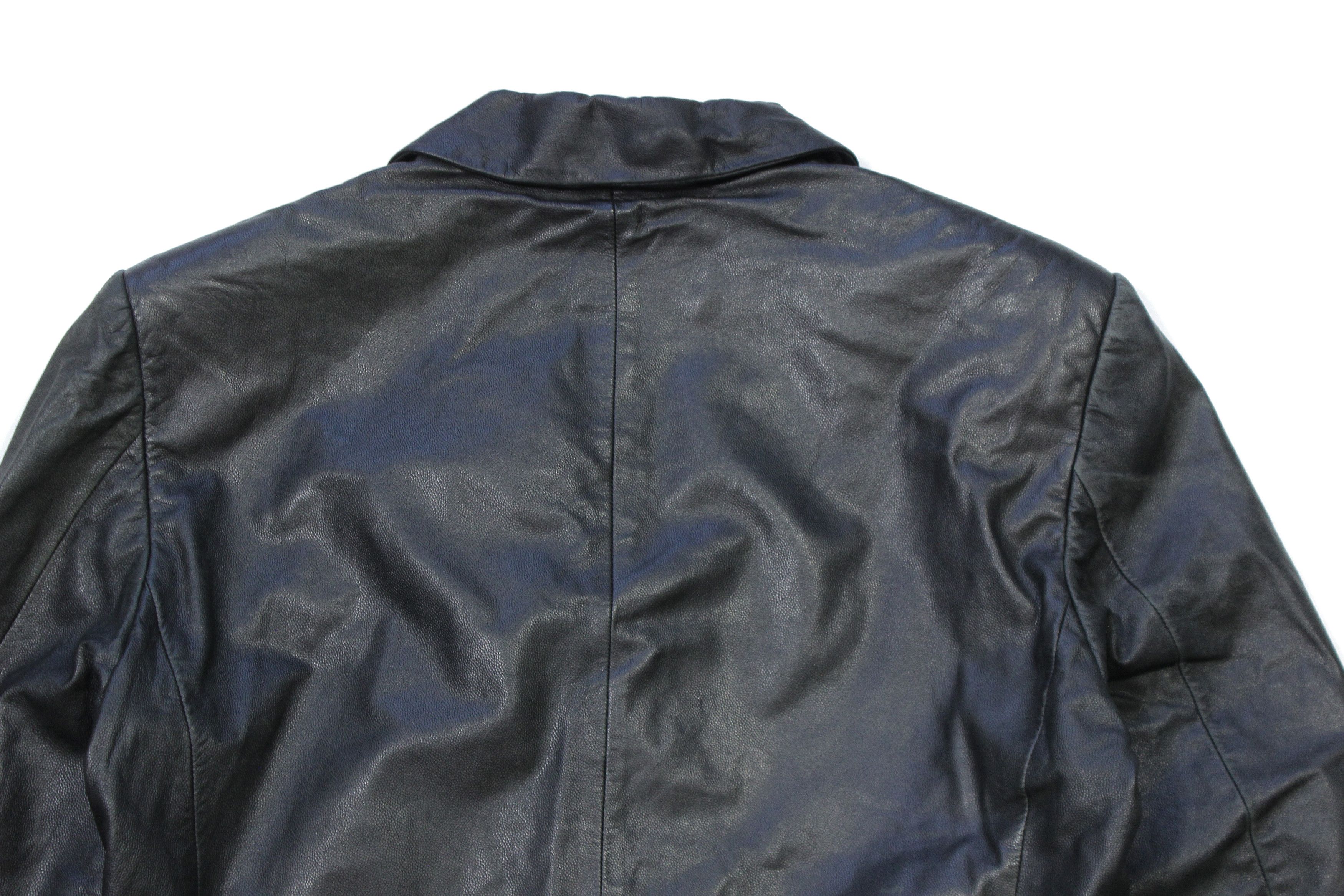 Versace 90S Leather Jacket Vintage Size US L / EU 52-54 / 3 - 5 Thumbnail