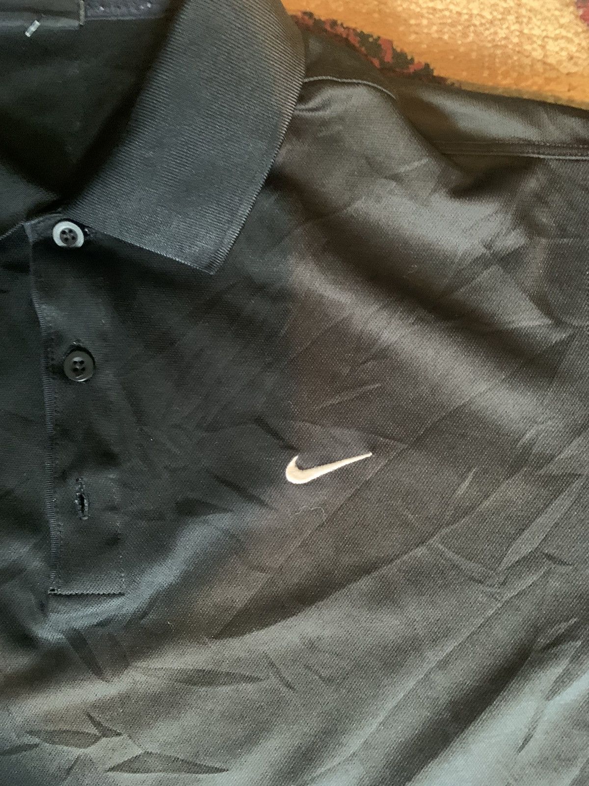 Nike Nike Y2K black golf shirt Size US L / EU 52-54 / 3 - 3 Thumbnail
