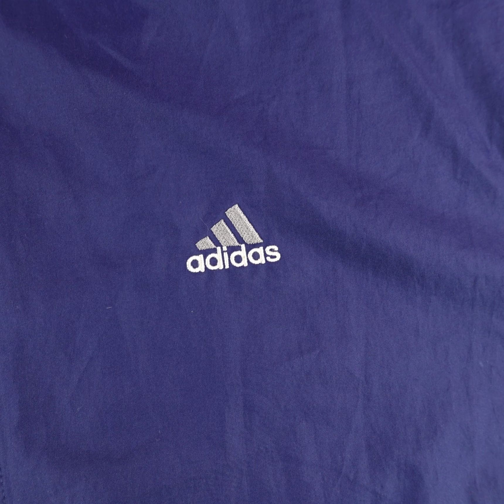 Adidas VINTAGE adidas Jacket Mens XL Blue Windbreaker Track Coat Full Zip Up Y2K Zip Up Size US XL / EU 56 / 4 - 3 Thumbnail