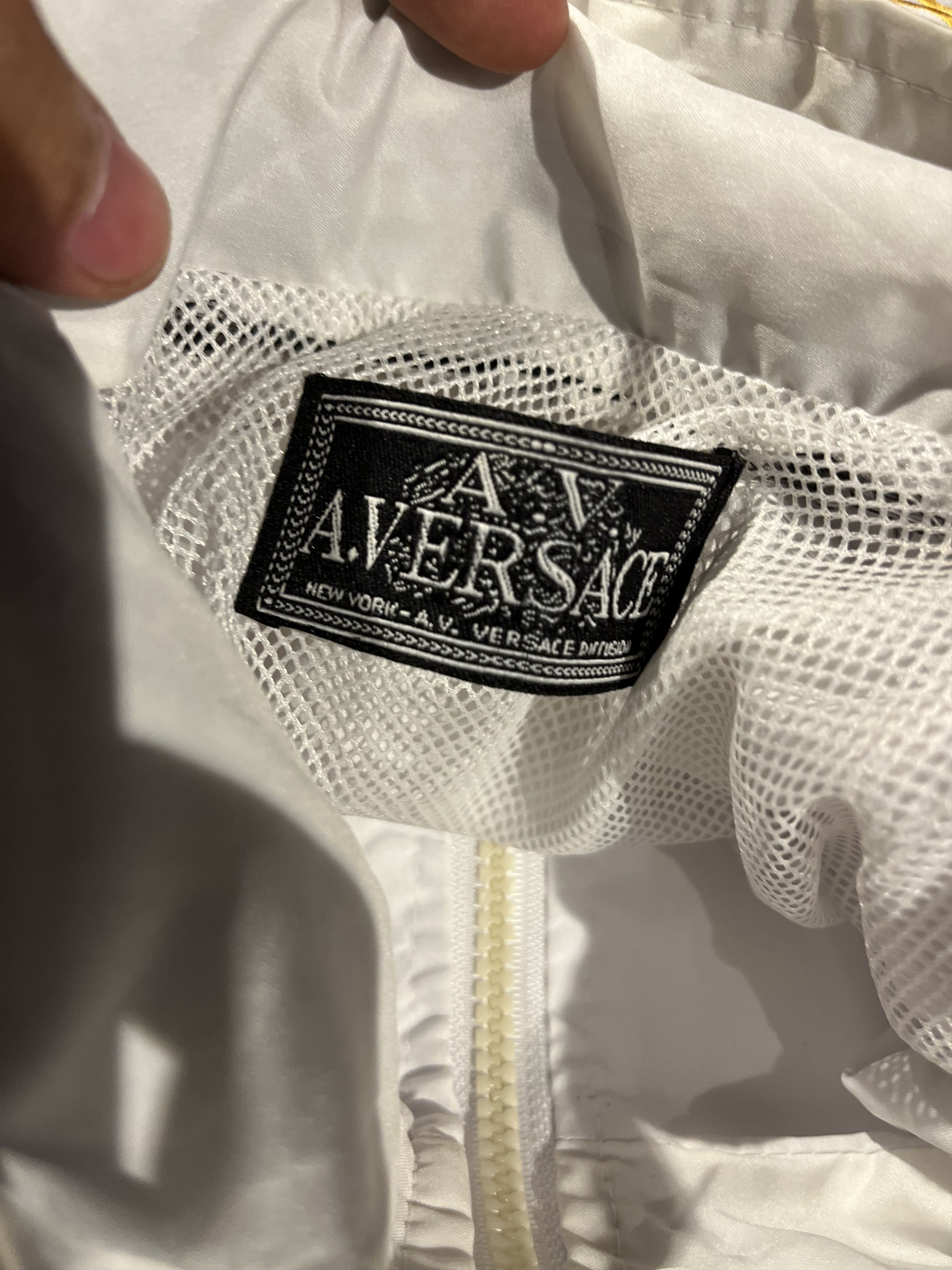 Japanese Brand Alfredo Versace Big Logo Coach Jacket Size US XL / EU 56 / 4 - 6 Thumbnail
