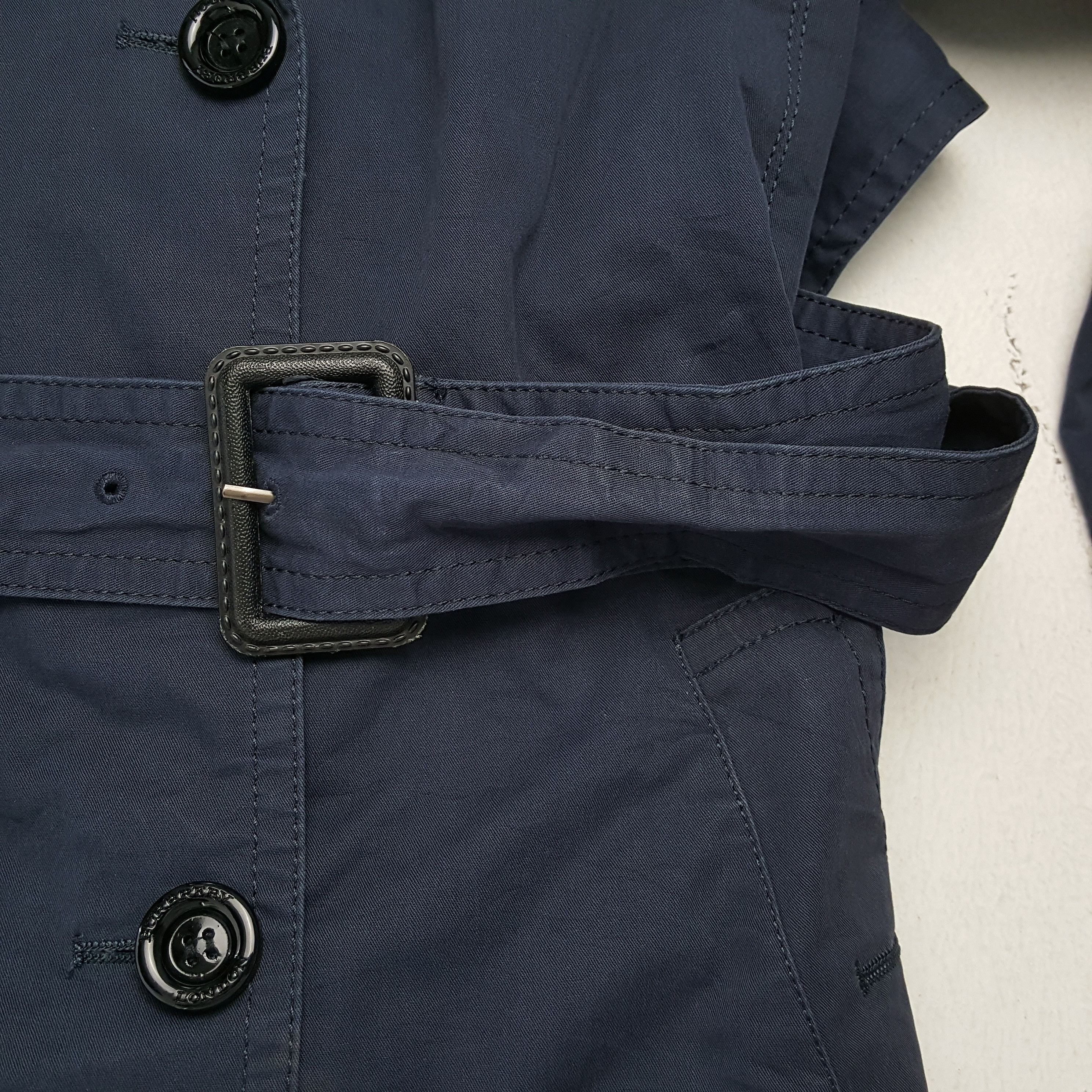 Burberry × Vintage Vintage BURBERRY BRIT Fashion Brand Designer Coat Jacket Size US S / EU 44-46 / 1 - 8 Thumbnail