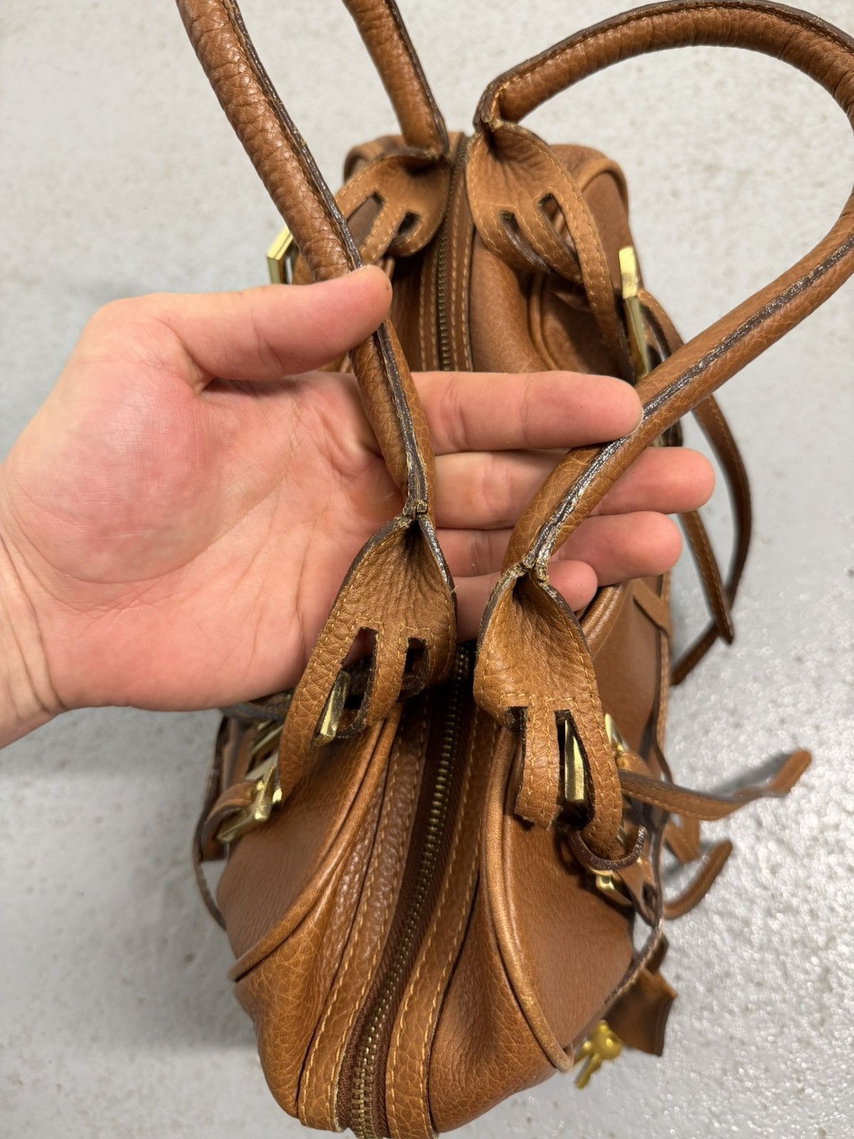 Dolce & Gabbana Vintage Dolce & Gabbana Laced Leather Handbag Size ONE SIZE - 14 Thumbnail