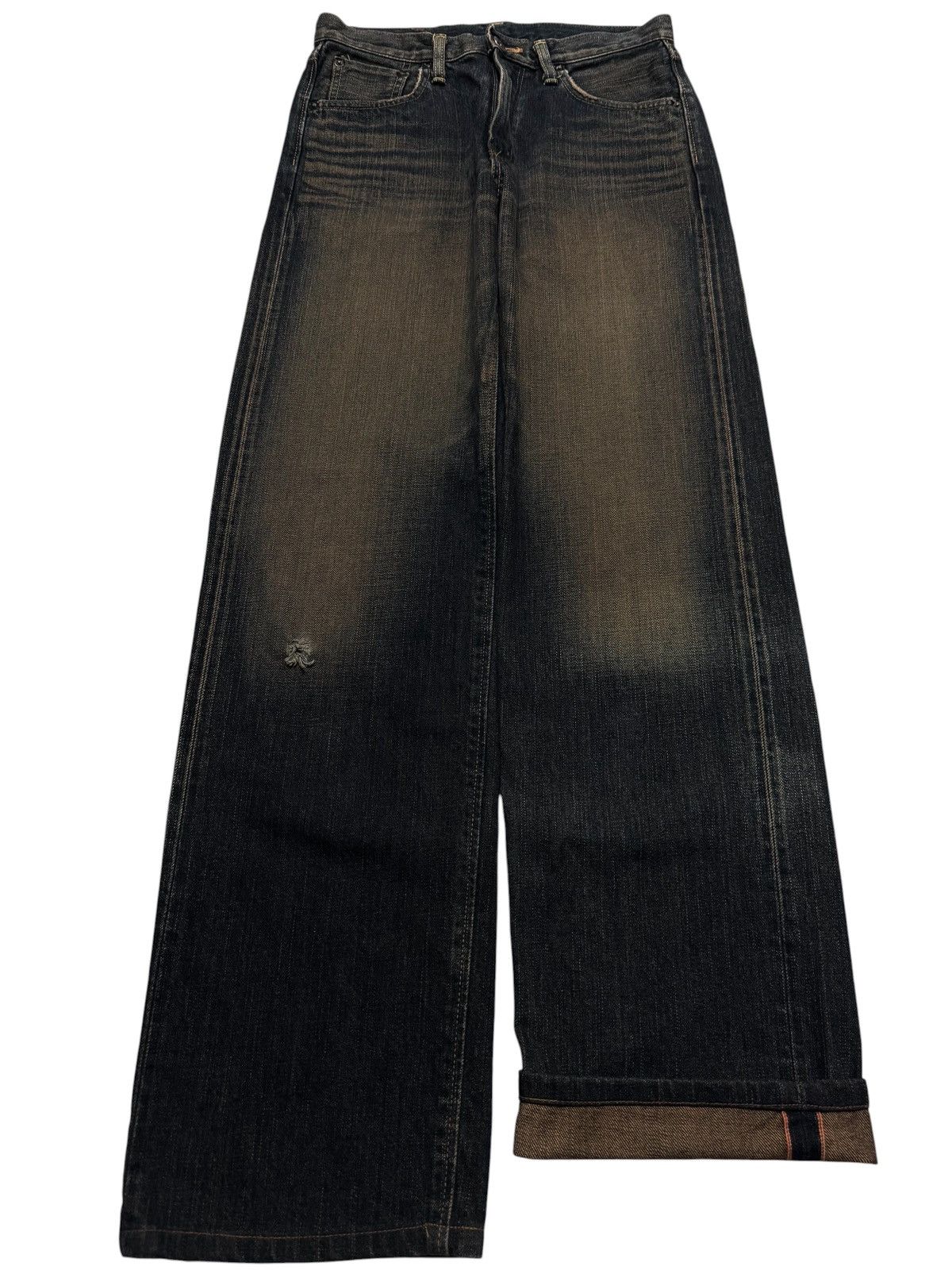 WIDE SELVEDGE REDLINE 90's EDWIN 505z RUSTY CLAWMARK MUDWASH