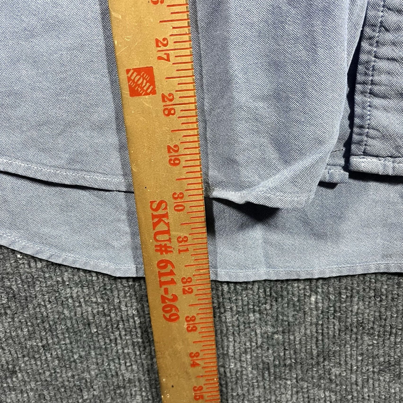 Vintage VINTAGE Polo Jeans Co Ralph Lauren Oxford Shirt Blue Mens XL Chambray Button-Down Slim/Classic Embroidered Button-Up Size US XL / EU 56 / 4 - 8 Thumbnail