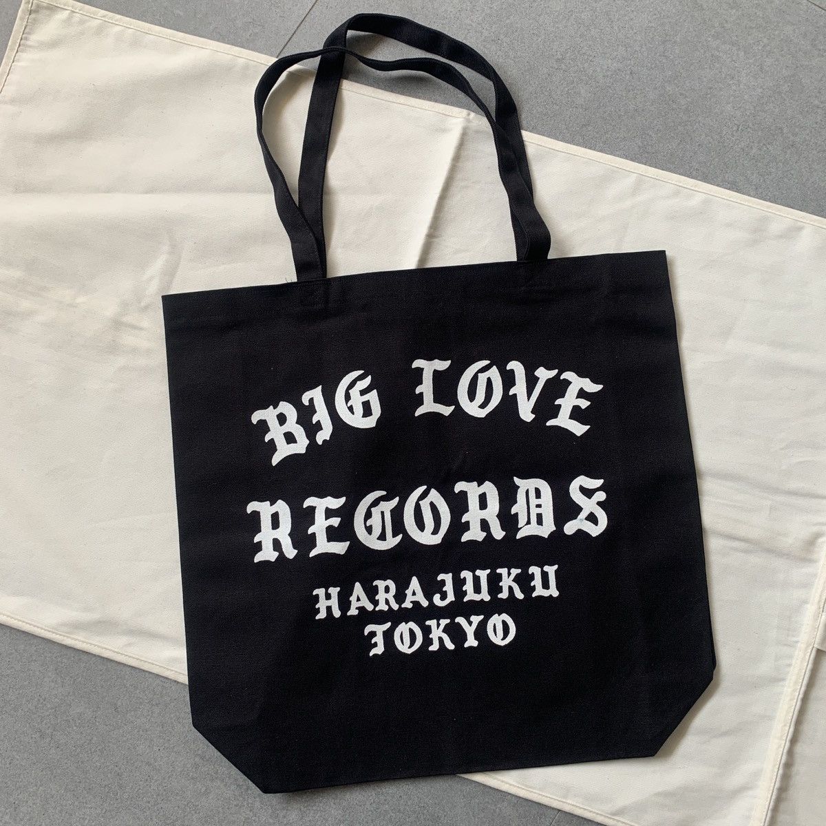 Japanese Brand Big love records harajuku tokyo totebag Size ONE SIZE - 1 Thumbnail