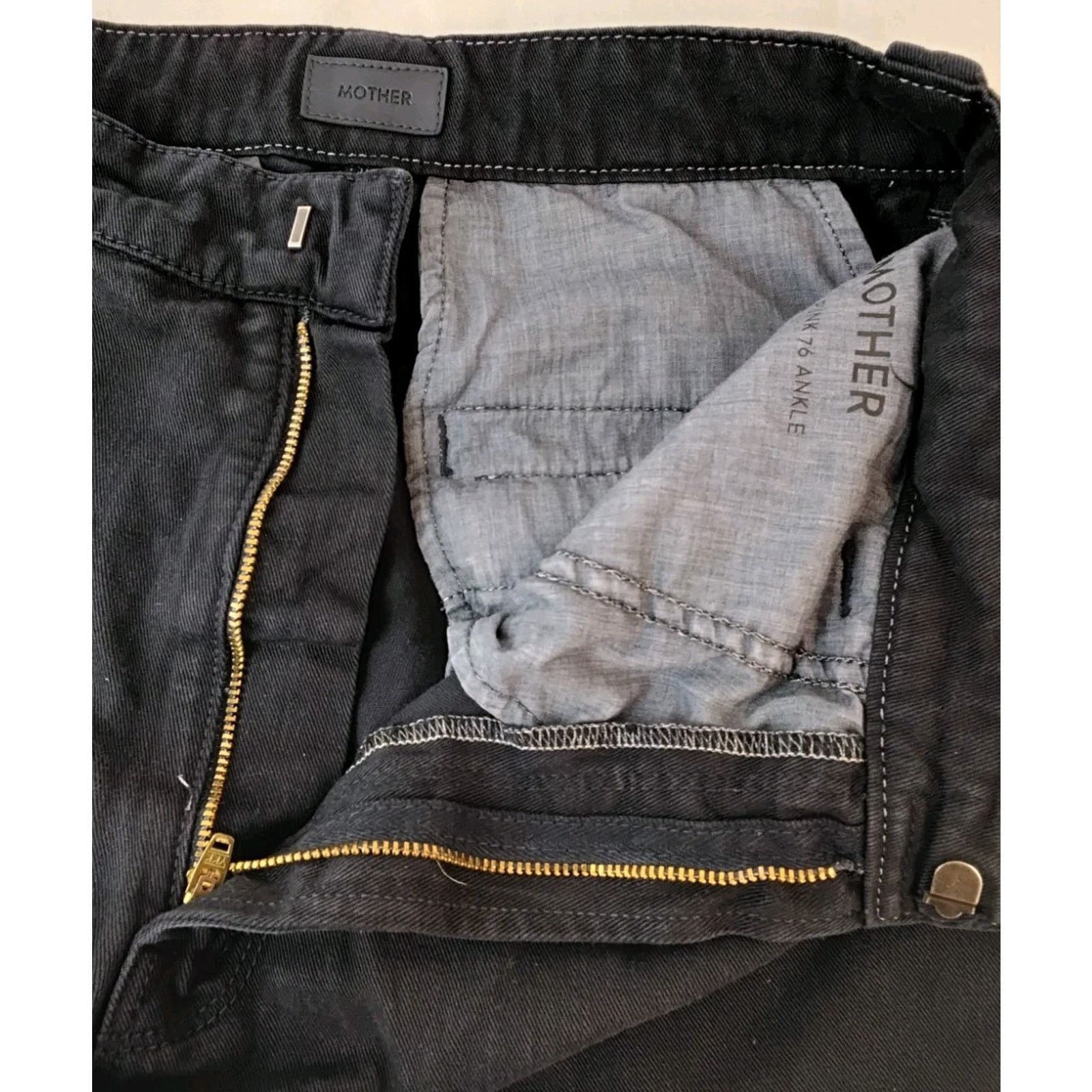 MOTHER Mother The Punk 76 Ankle Jeans Women's 25" Dark Wash Size 25" / US 0 / IT 36 - 4 Thumbnail