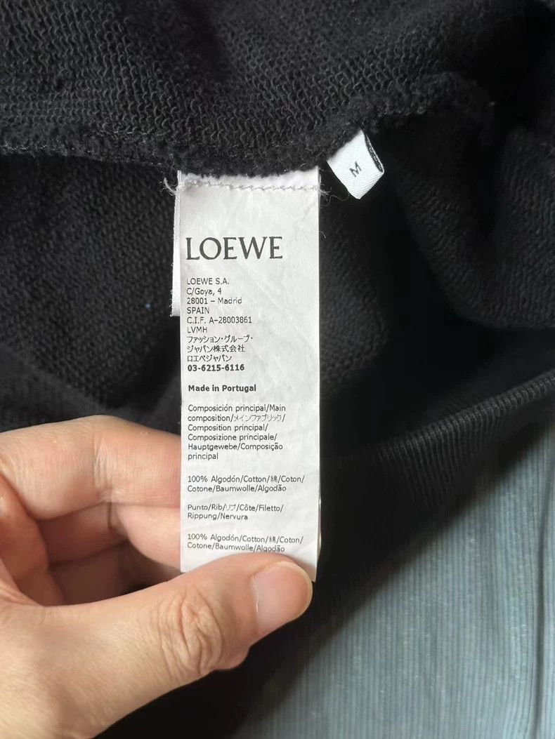 Loewe loewe Black pullover sweatshirt 2505-Nextarrow Size US M / EU 48-50 / 2 - 5 Thumbnail
