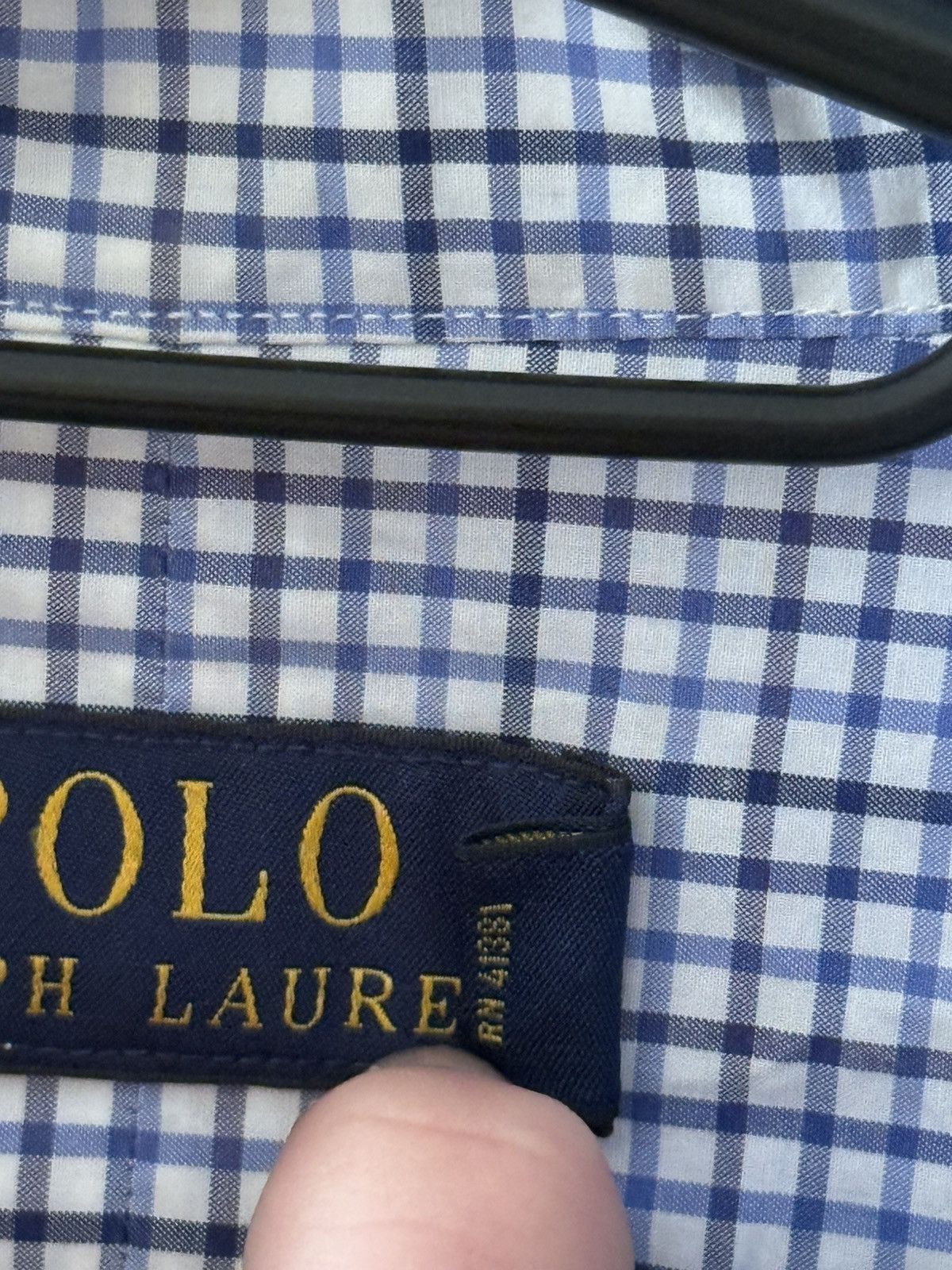 Polo Ralph Lauren Polo Ralph Lauren Shirt L Size Men’s Checked Blue Size US L / EU 52-54 / 3 - 3 Thumbnail