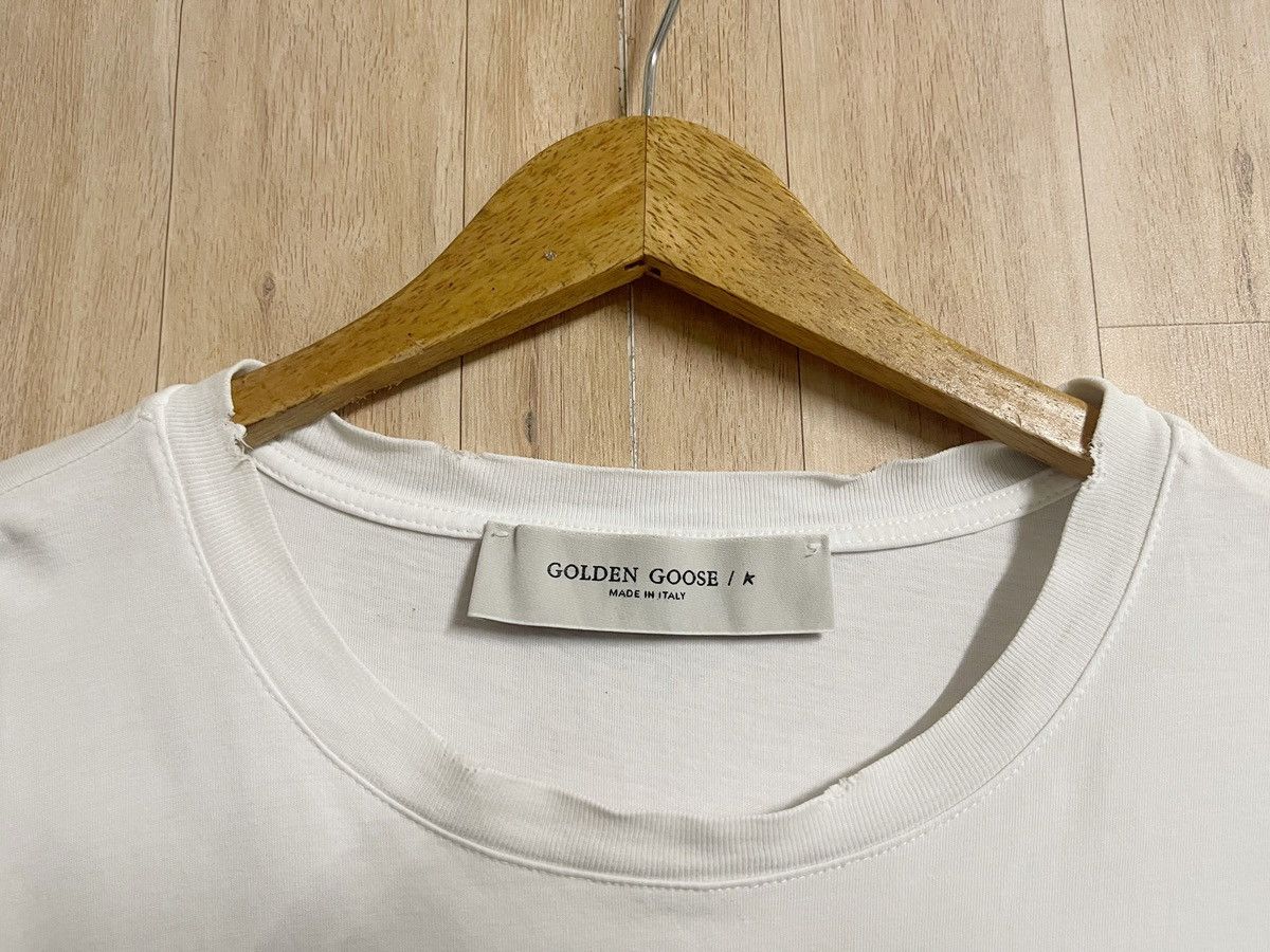 Golden Goose Golden Goose T shirt Super Star XL Distressed Size US XL / EU 56 / 4 - 3 Thumbnail