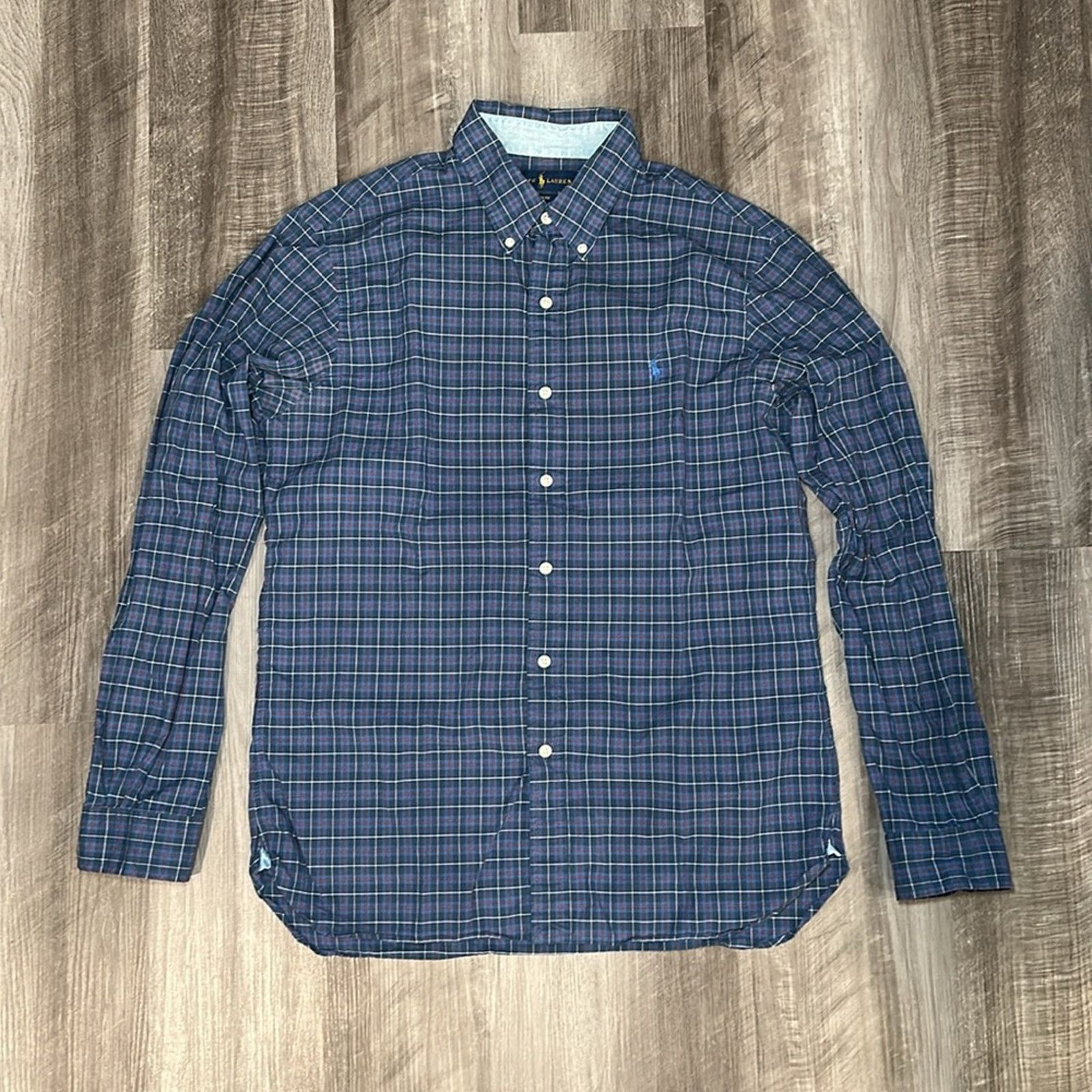 Ralph Lauren Ralph Lauren Slim Fit Plaid Long Sleeve Button Down - Large Size US L / EU 52-54 / 3 - 2 Thumbnail