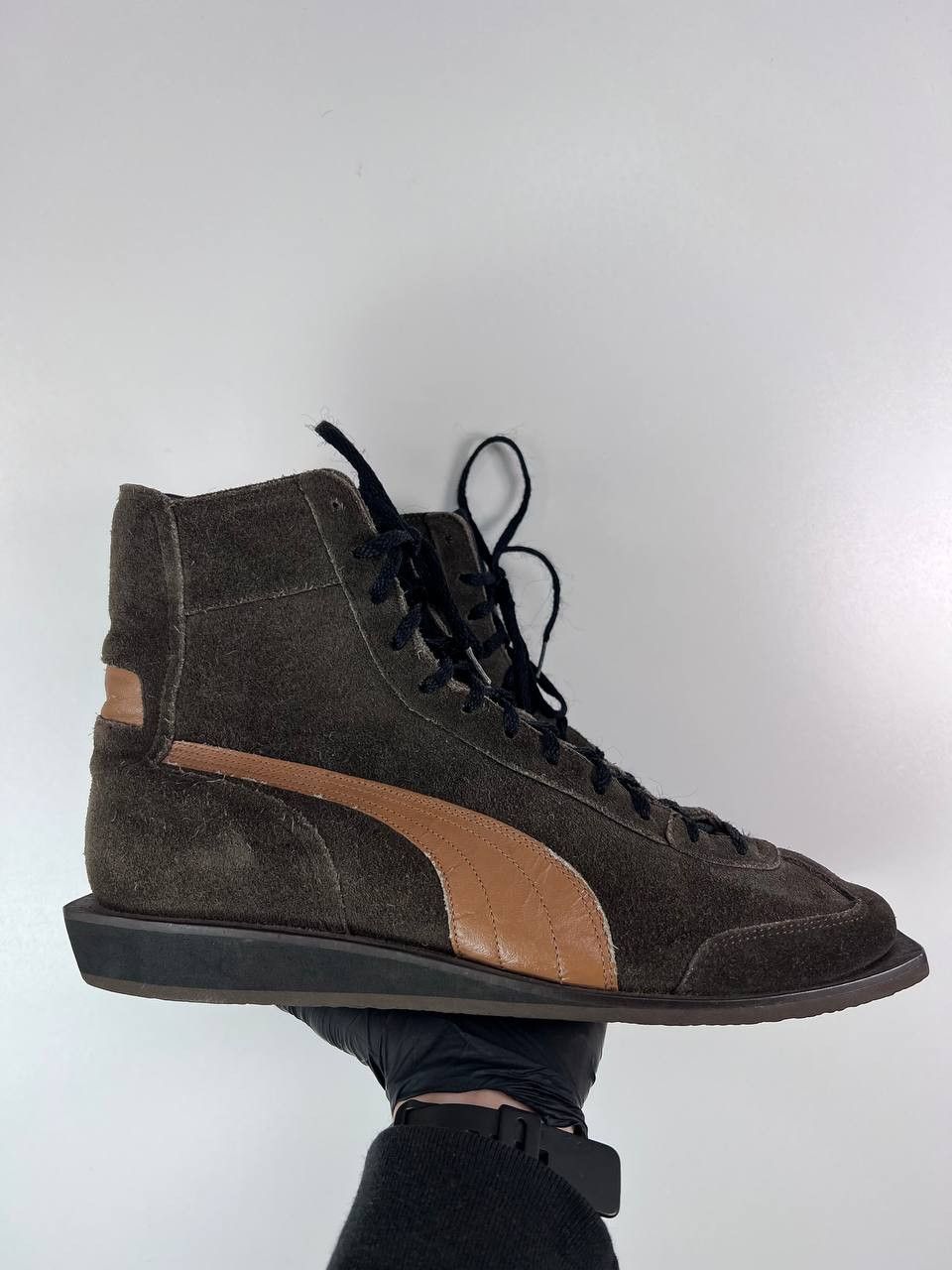 Puma RARE Puma 70s Ex Weltmeister Hi-Top Sneakers Size 9/5 Size US 9.5 / EU 42-43 - 3 Thumbnail