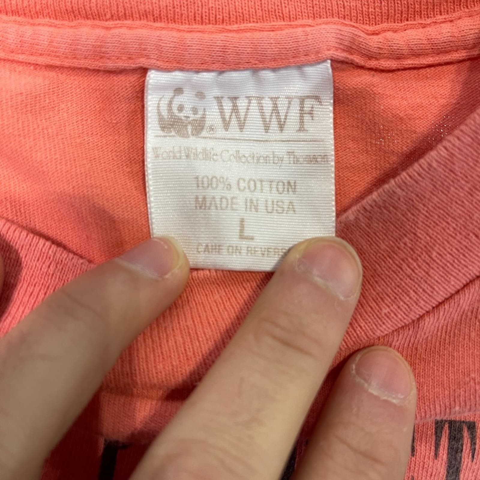 Wwf 90s World Wildlife t-shirt | Grailed