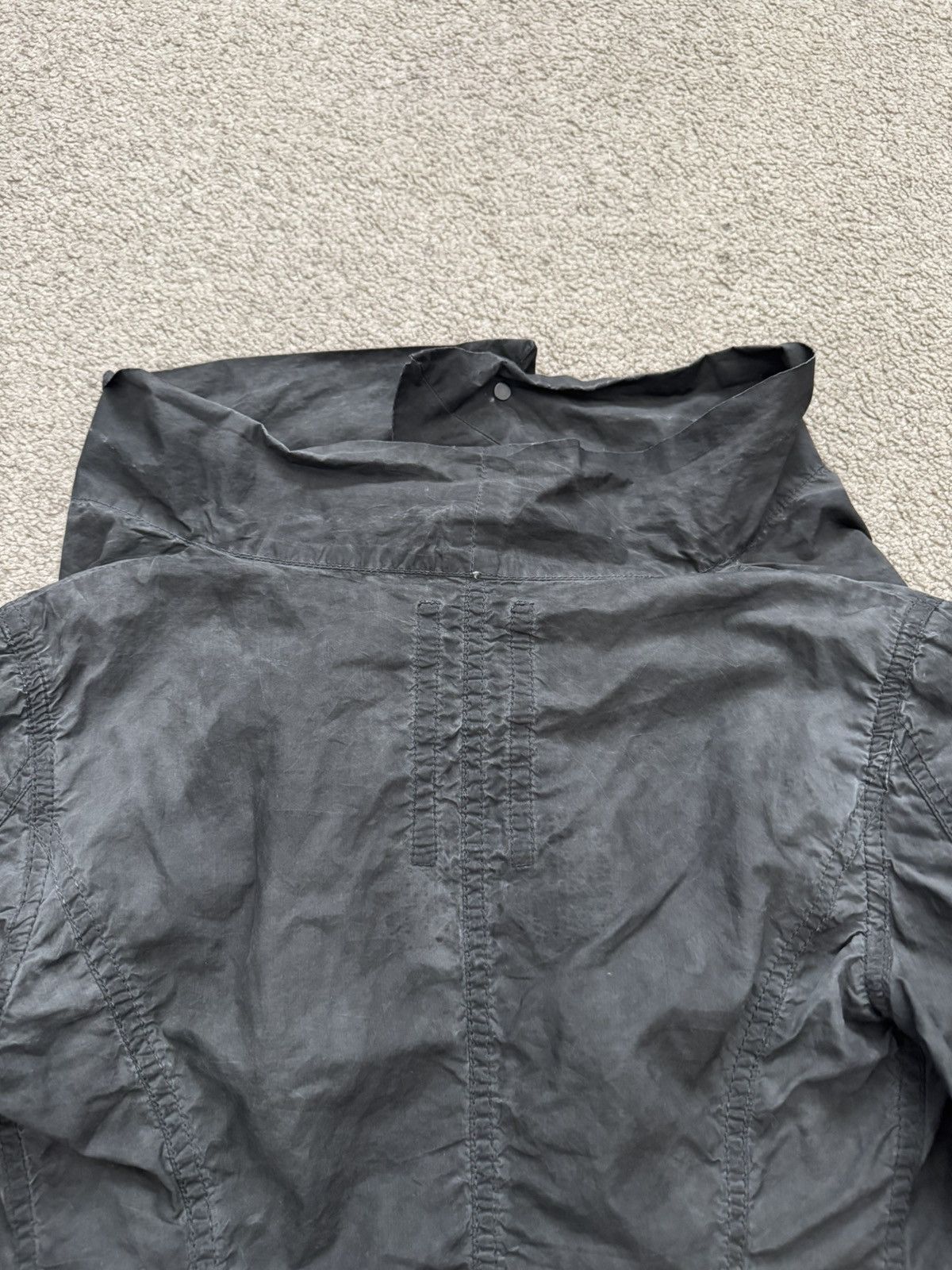 Rick Owens Drkshdw SS09 Rick Owens DRKSHDW "Strutter" High Neck Cropped Jacket Size US S / EU 44-46 / 1 - 11 Thumbnail