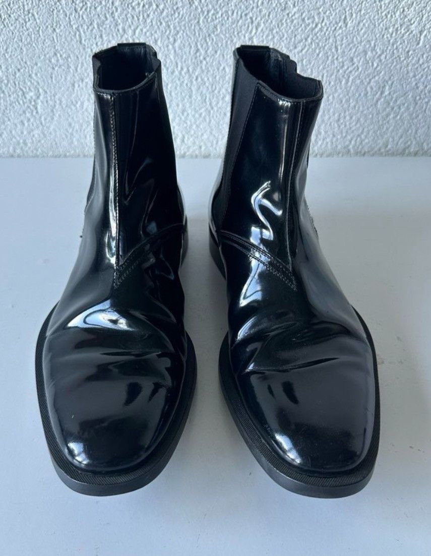 Dior Iconic Dior Homme Chelsea Leather Boots Size 40 1/2 Size US 6.5 / EU 39-40 - 2 Thumbnail