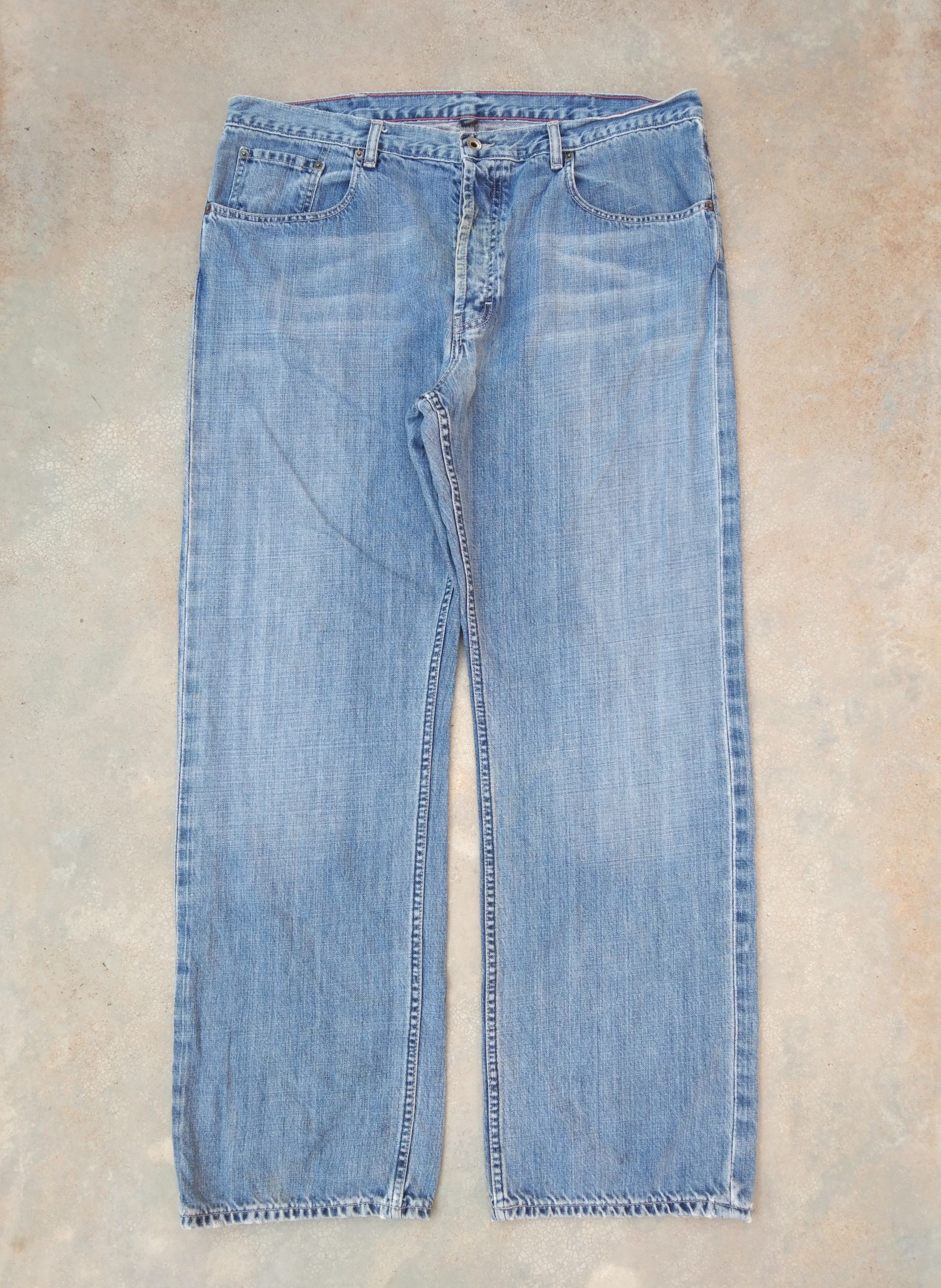 Banana Republic × Jean × Vintage Vintage Y2k Relaxed Fit Straight Leg Jeans 38x32 Size US 38 / EU 54 - 1 Thumbnail