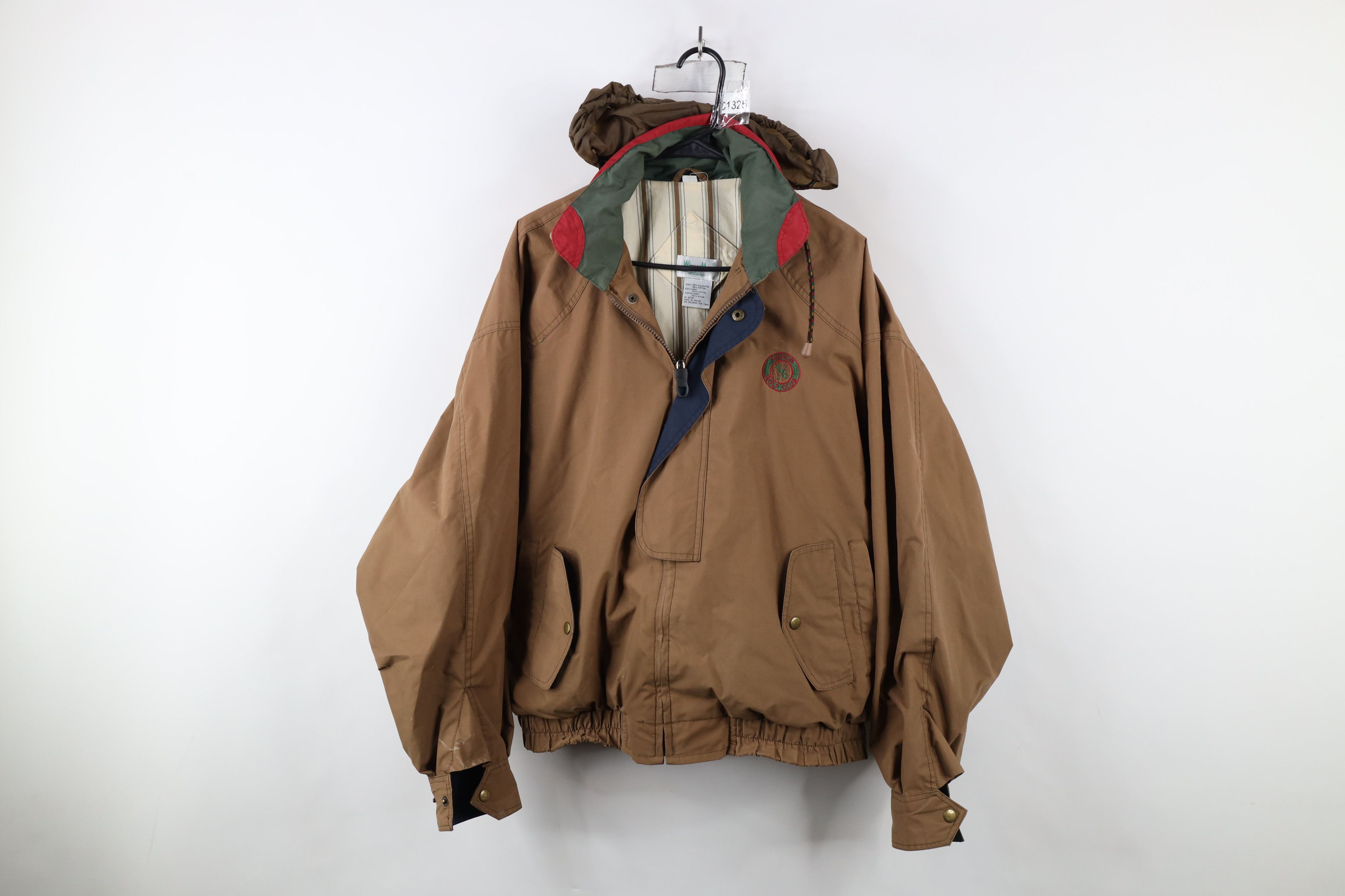 Vintage Vintage 90s Eastern Michigan University Huron Golf Jacket Size US L / EU 52-54 / 3 - 1 Thumbnail