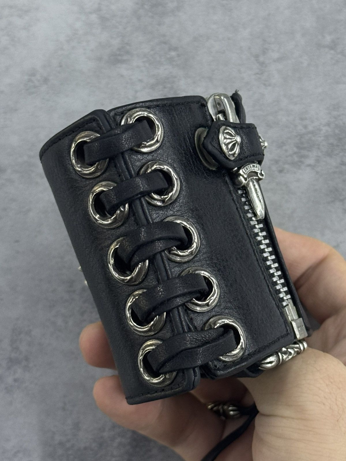 Chrome Hearts Chrome hearts leather bracelet Size ONE SIZE - 4 Thumbnail