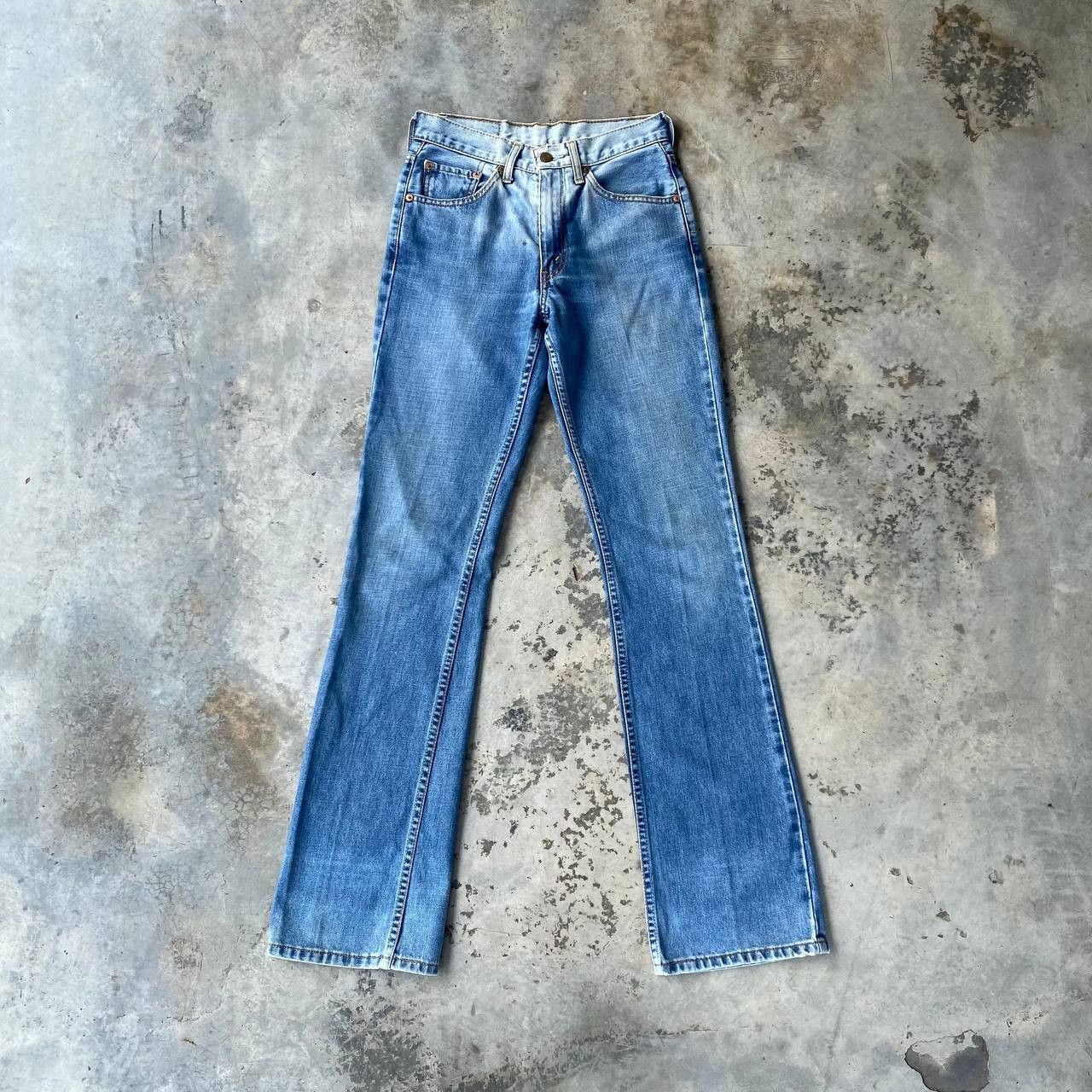 VINTAGE 1997 LEVIS 517 FLARED FADED DIRTY LIGHTWASH W27X33