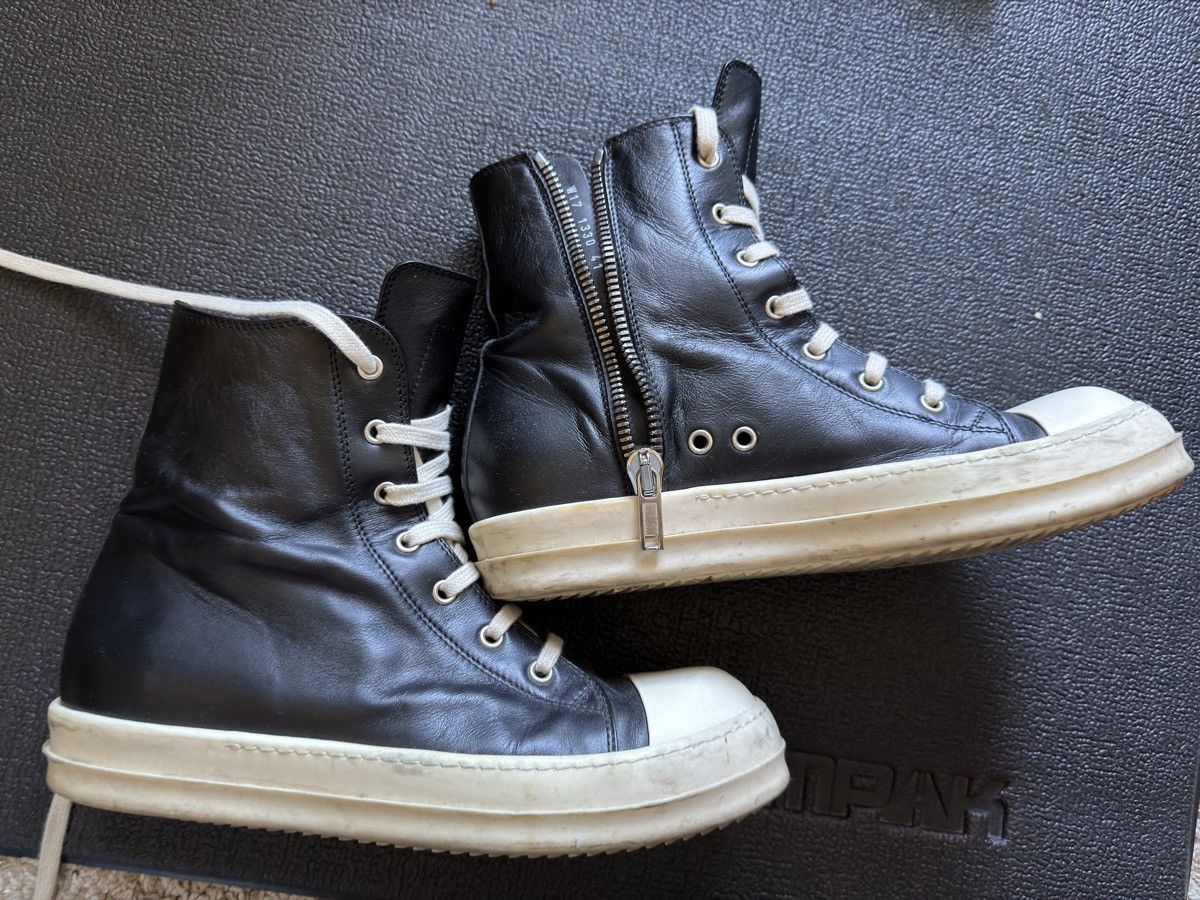 Rick Owens Leather Mainline Ramones Size US 8 / EU 41 - 3 Thumbnail