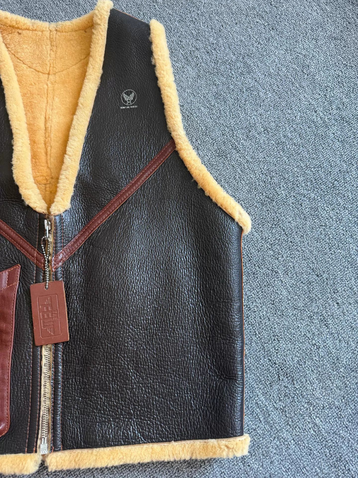 Other THE FEW C3 nonMA1 Shearling Jacket 34 Unisex Small Size XXS / US 00 / IT 34 - 4 Thumbnail