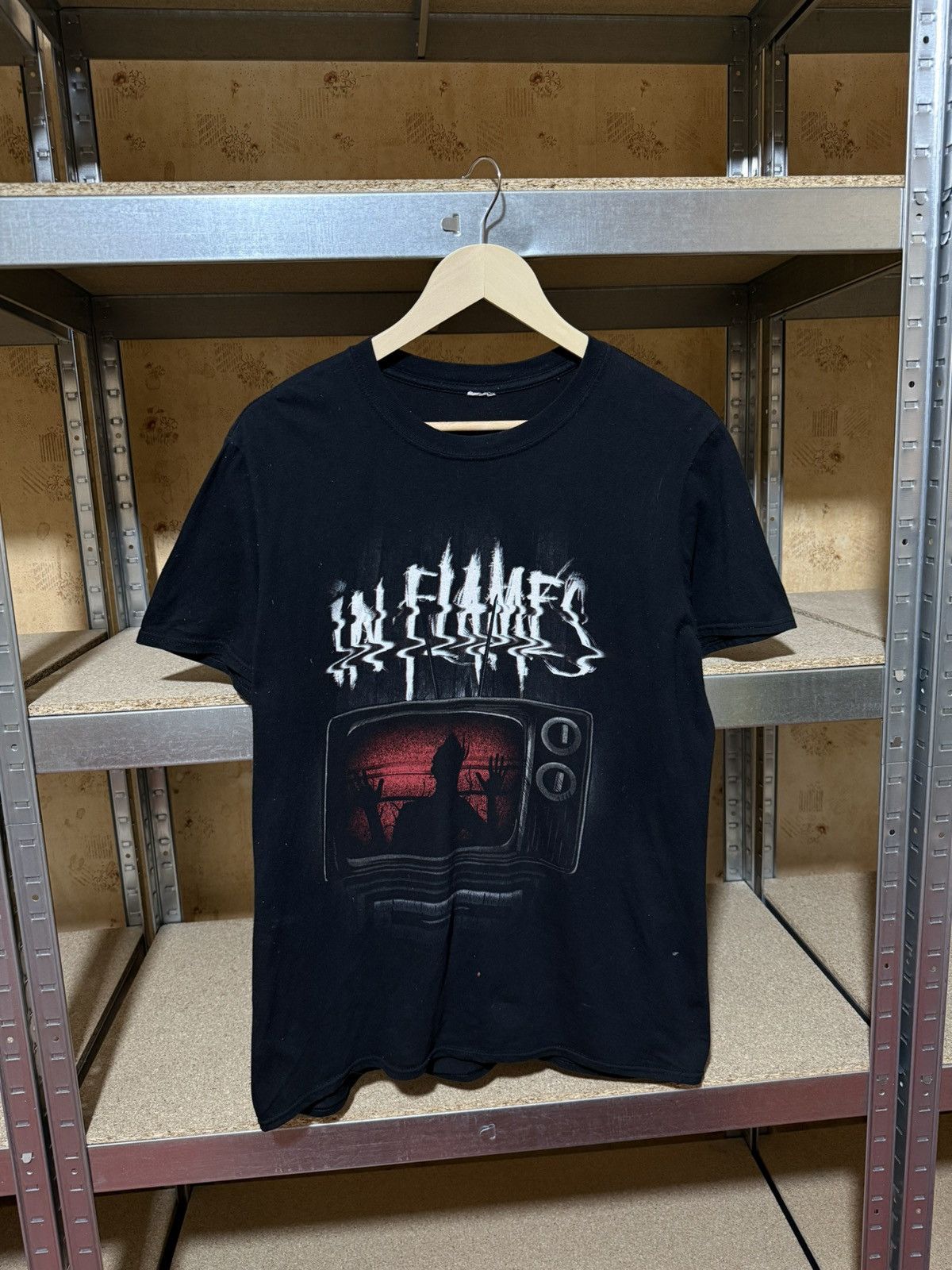 Band Tees × Vintage Vintage 2000’s In Flames Rock Band Retro T-Shirt Y2K Hype Size US M / EU 48-50 / 2 - 1 Thumbnail