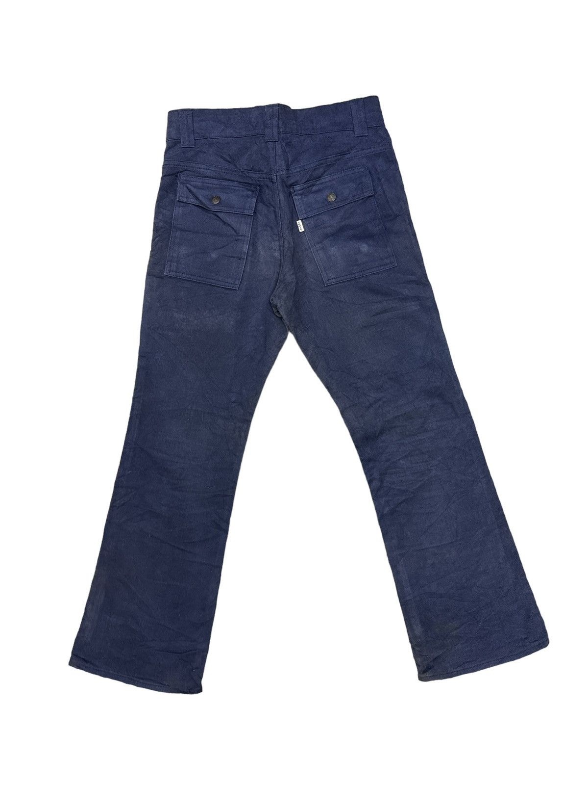 Levi's VINTAGE 1970s LEVI'S BIG E 676 BELL BOTTOM JEANS Size US 30 / EU 46 - 2 Thumbnail