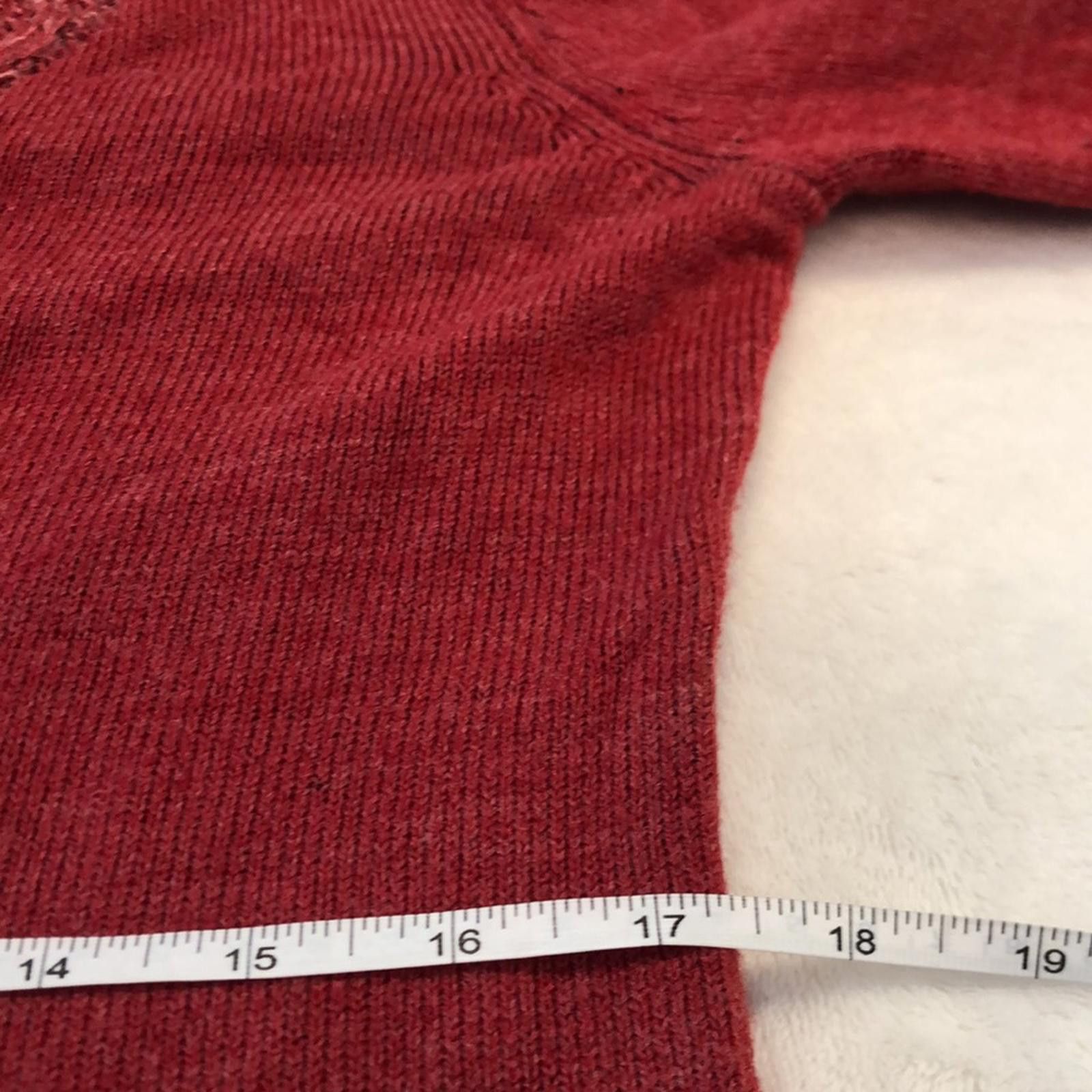 Cartoon Network Cato Rich Heather Red midi Sweater dress cable knit SZ S Size S / US 4 / IT 40 - 11 Thumbnail