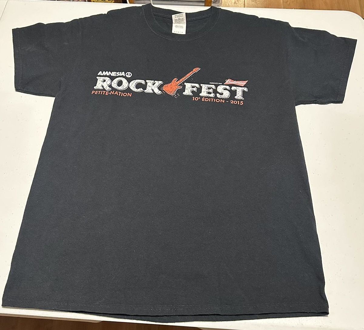 Band Tees 2015 RockFest Concert festival T-shirt. Size US L / EU 52-54 / 3 - 2 Thumbnail