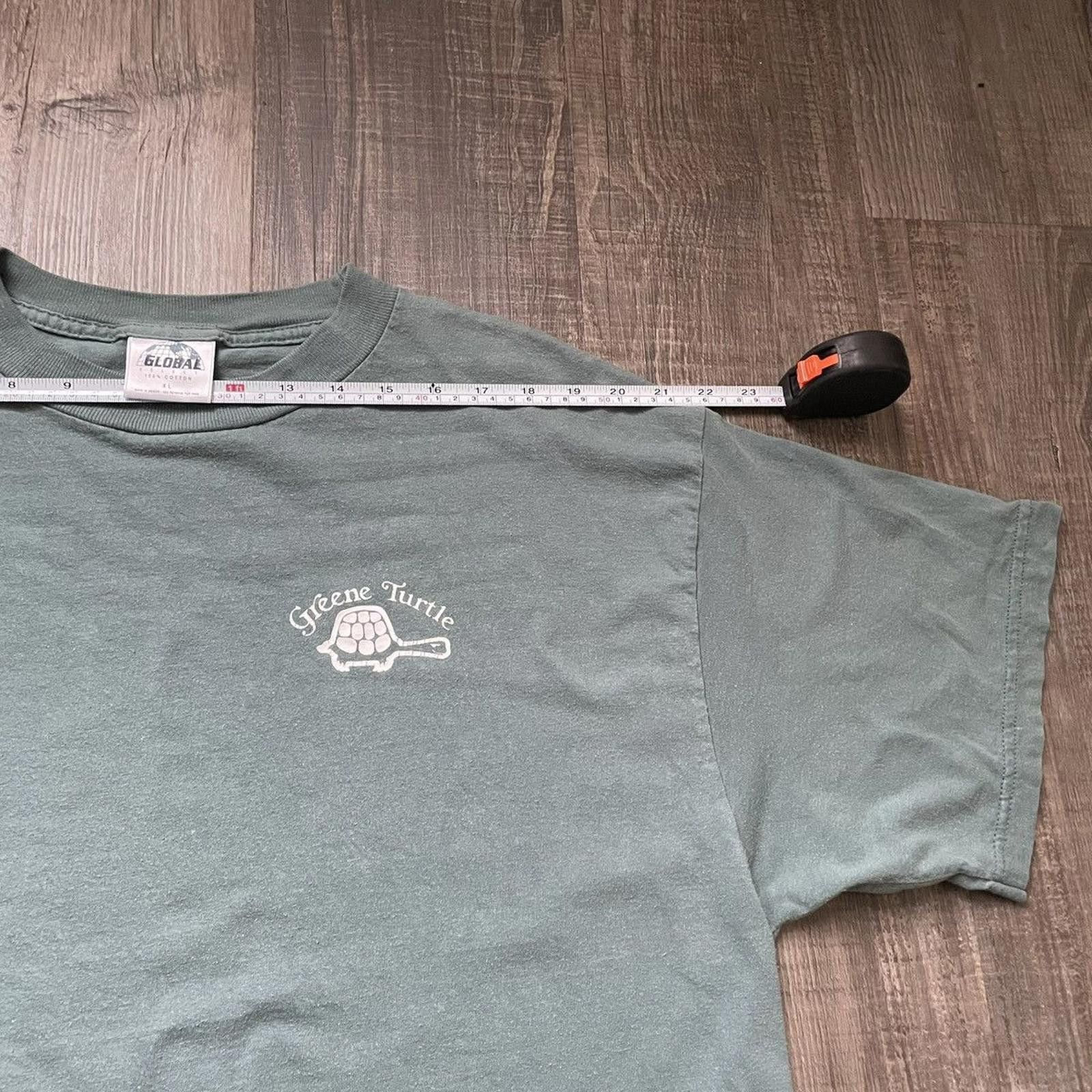 Vintage GLOBAL SELECT • VNTG "Green Turtle" Tee (XL) Size US XL / EU 56 / 4 - 4 Thumbnail