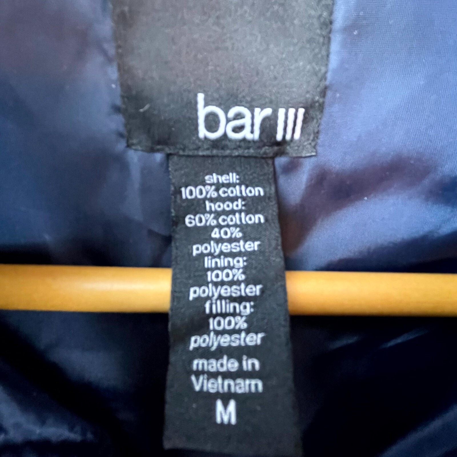 Bar III Bar III Vest Jacket Women Medium Blue Hooded Diamond Quilted Size M / US 6-8 / IT 42-44 - 3 Thumbnail