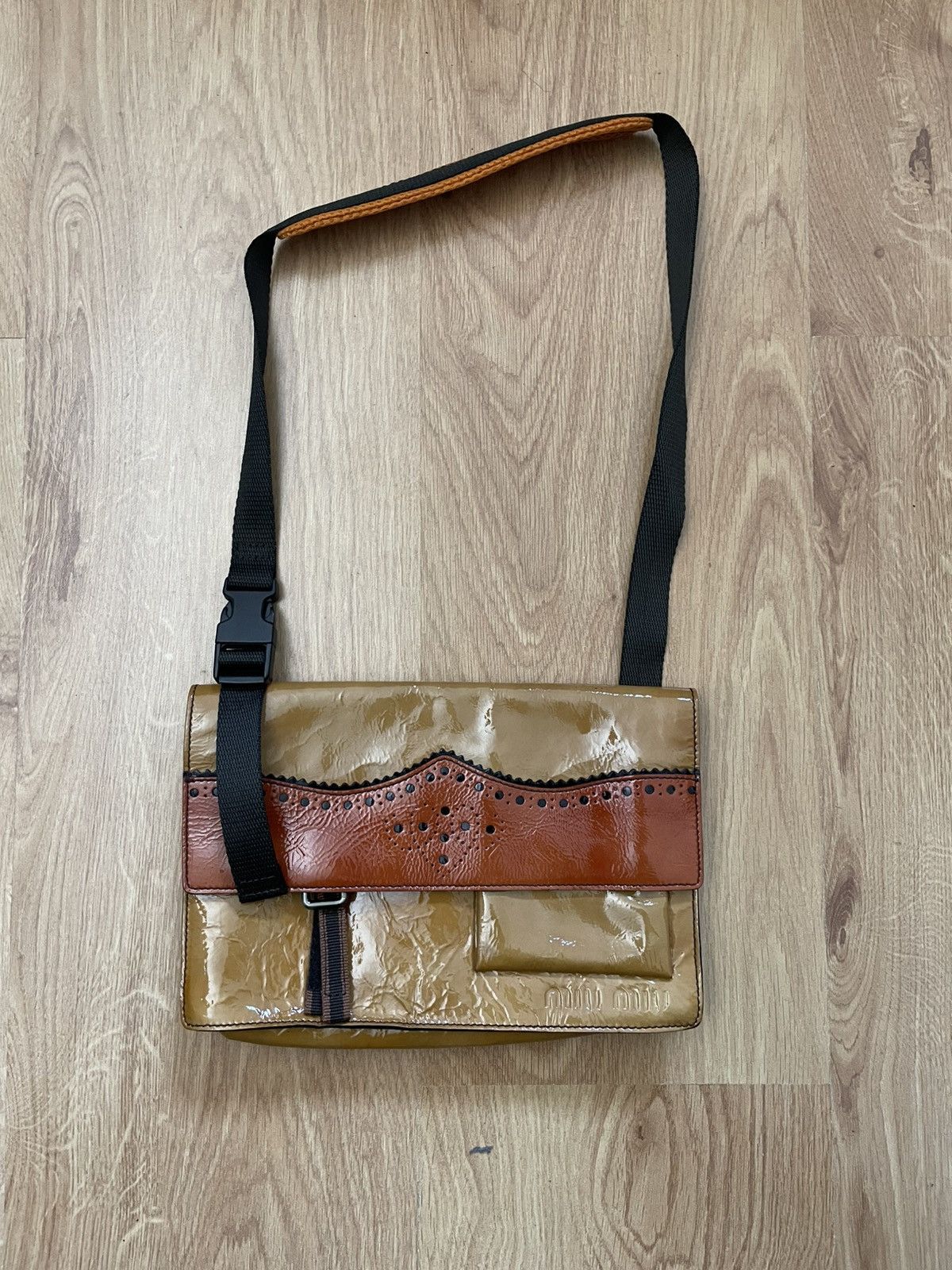 Miu Miu Miu Miu FW 99 patent leather shoulder bag Size ONE SIZE - 1 Thumbnail