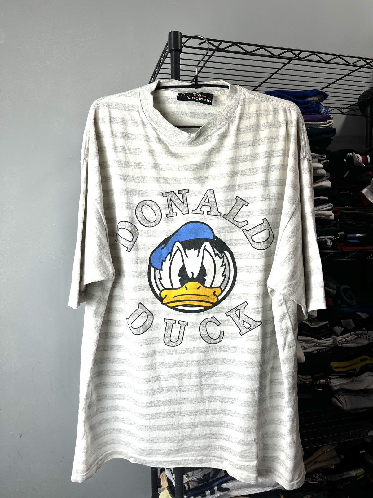 Disney Vintage Donald Duck Retro Cartoon T Shirt Disney Movie Size US XL / EU 56 / 4 - 1 Thumbnail