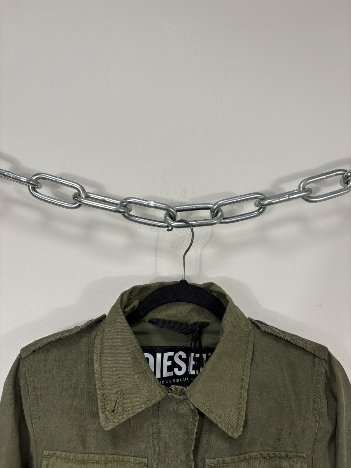 Diesel Diesel G-Claudia Giacca NWT Women’s Multipocket Olive Jacket Size XXS / US 00 / IT 34 - 4 Thumbnail