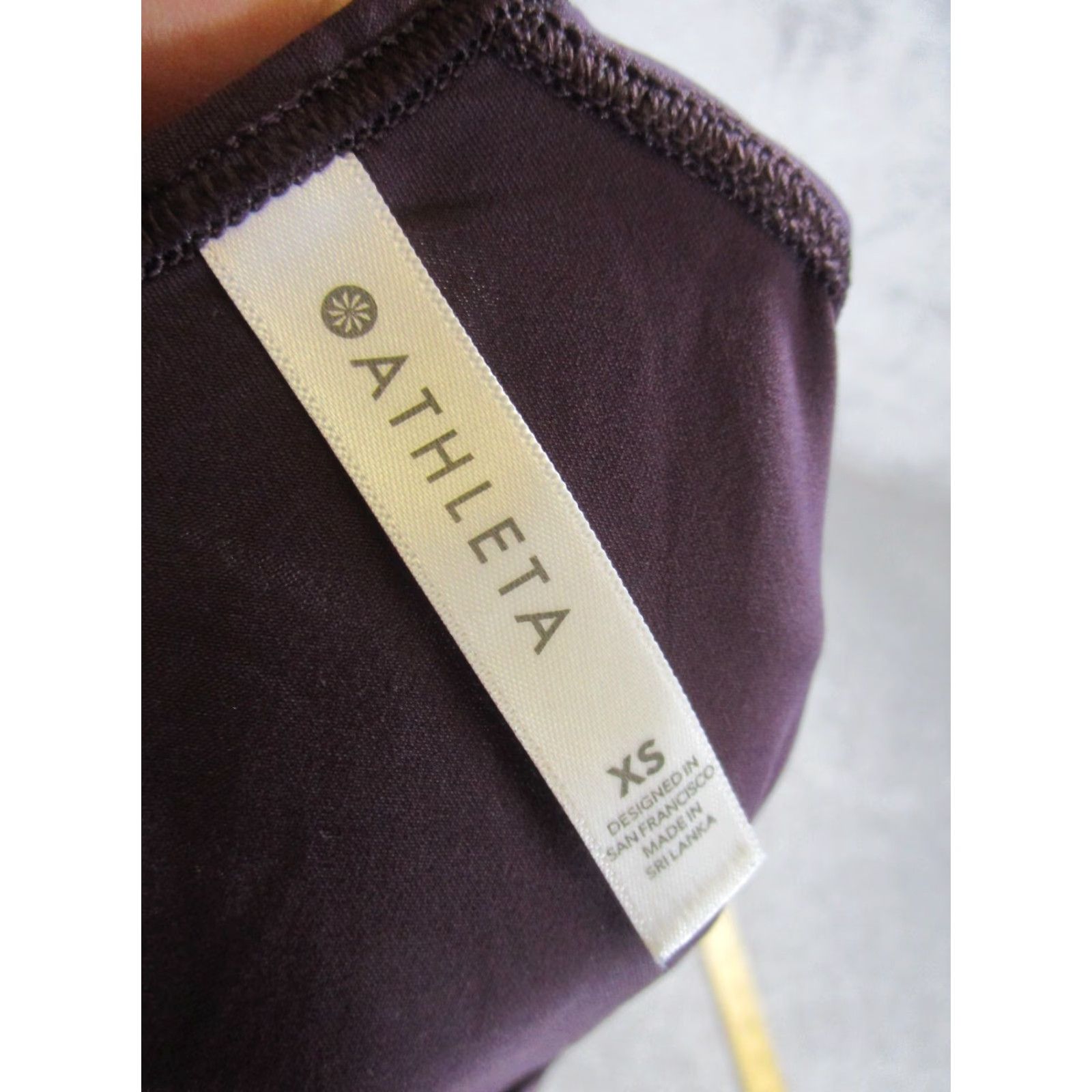 Athleta VINTAGE Athleta Shirt Womens XS Ultimate Hybrid Tee Purple Short Sleeve Size XS / US 0-2 / IT 36-38 - 6 Thumbnail