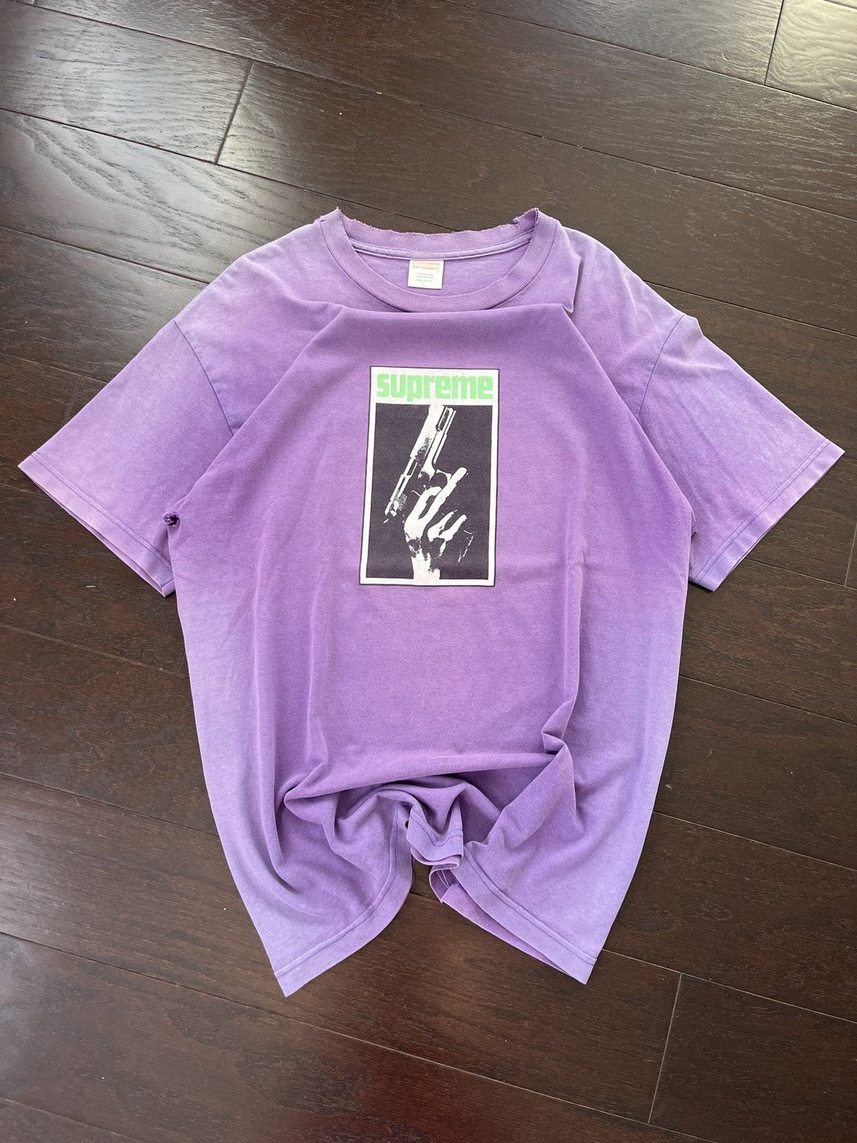 Supreme Supreme Stax Gun Tee SS05 Size US L / EU 52-54 / 3 - 3 Thumbnail
