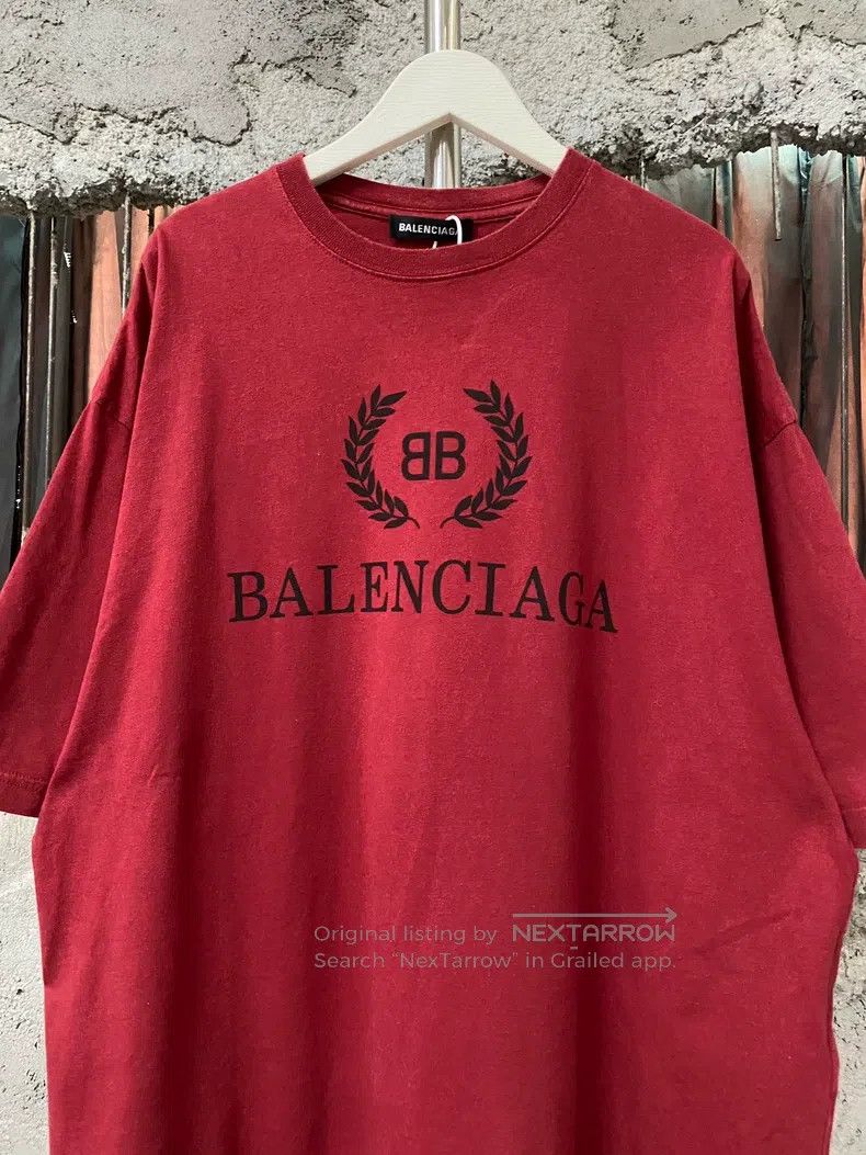 Balenciaga Balenciaga Red Wheat Short Sleeve Size US M / EU 48-50 / 2 - 3 Thumbnail