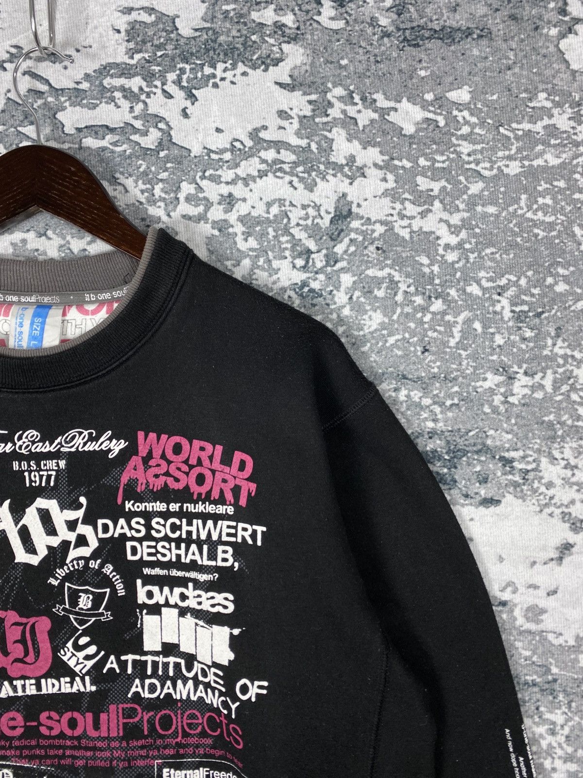 Designer Vintage B-One-Soul Project Crewneck Sweatshirts Size US L / EU 52-54 / 3 - 3 Thumbnail