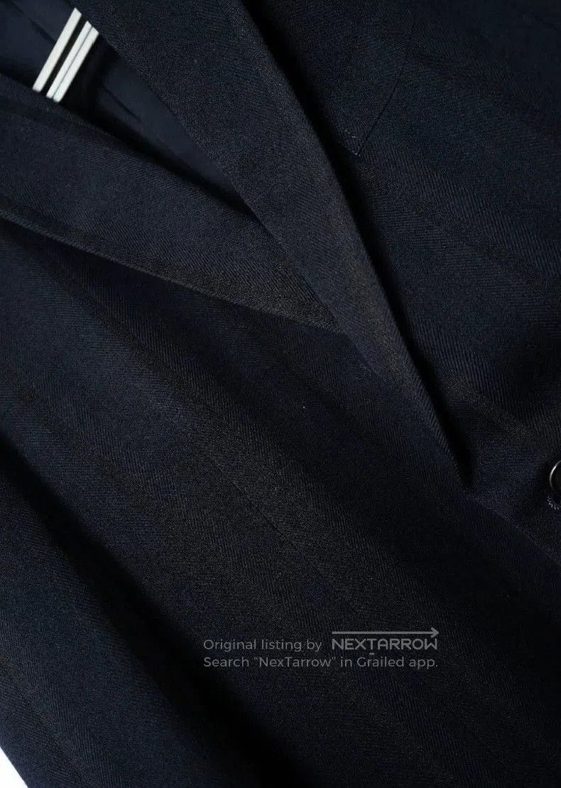 Yohji Yamamoto Yohji Yamamoto Wool Silk Blend Suit Jacket Size US L / EU 52-54 / 3 - 3 Thumbnail