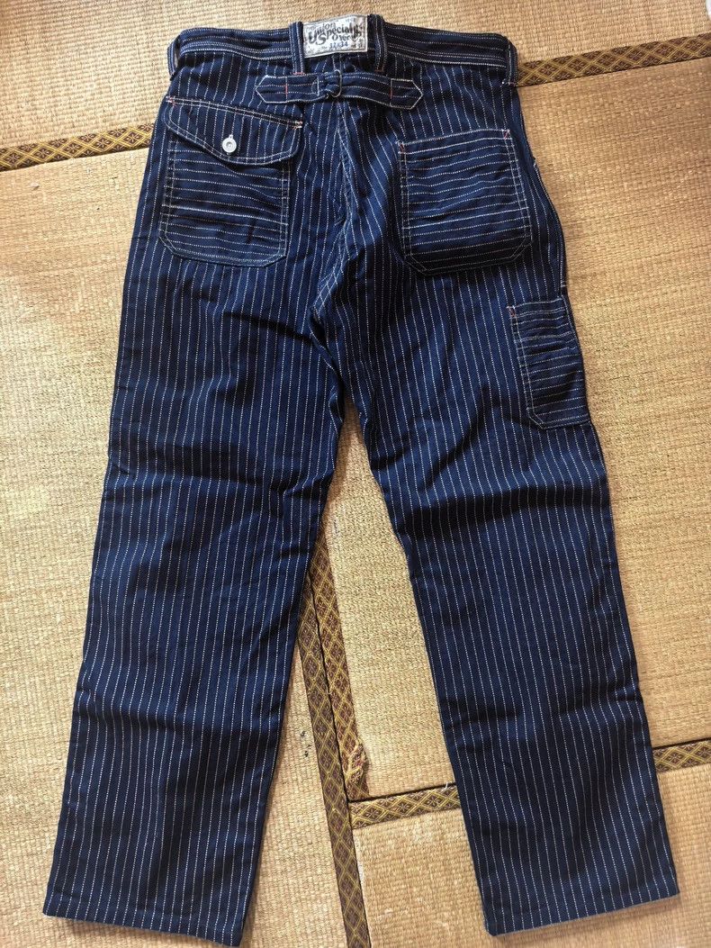 Freewheelers Freewheelers Dot-shaped dyed miner's trousers Size US 32 / EU 48 - 2 Thumbnail