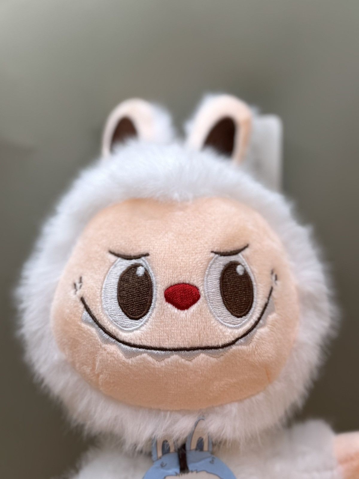 POP MART White Monster Labubu Plush Doll Size ONE SIZE - 2 Thumbnail