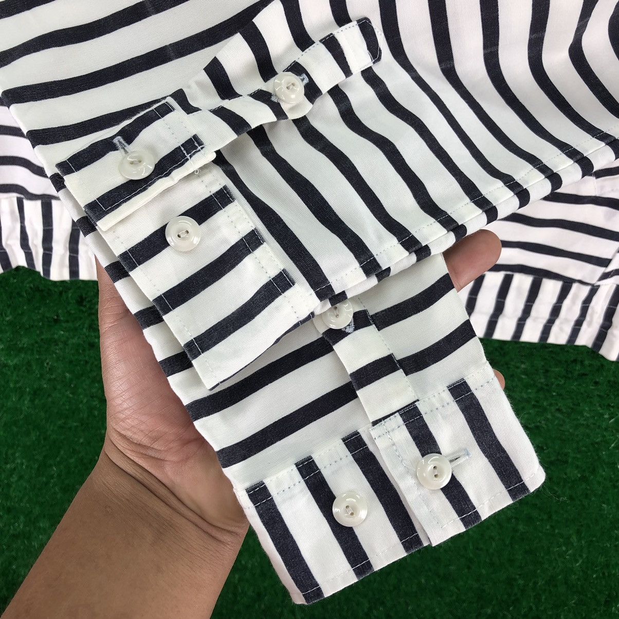 Beams Plus Vintage 90's Prisoner Stripe Jacket by Beams Boy Size US XS / EU 42 / 0 - 11 Thumbnail