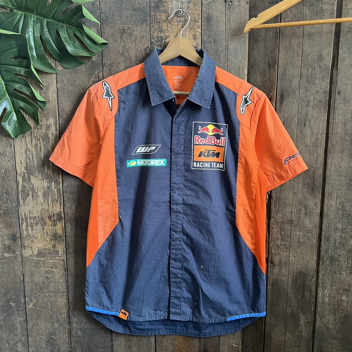 image of Ktm Racing Team Marc Marquez Shirt in Navy, Men's (Size Large)